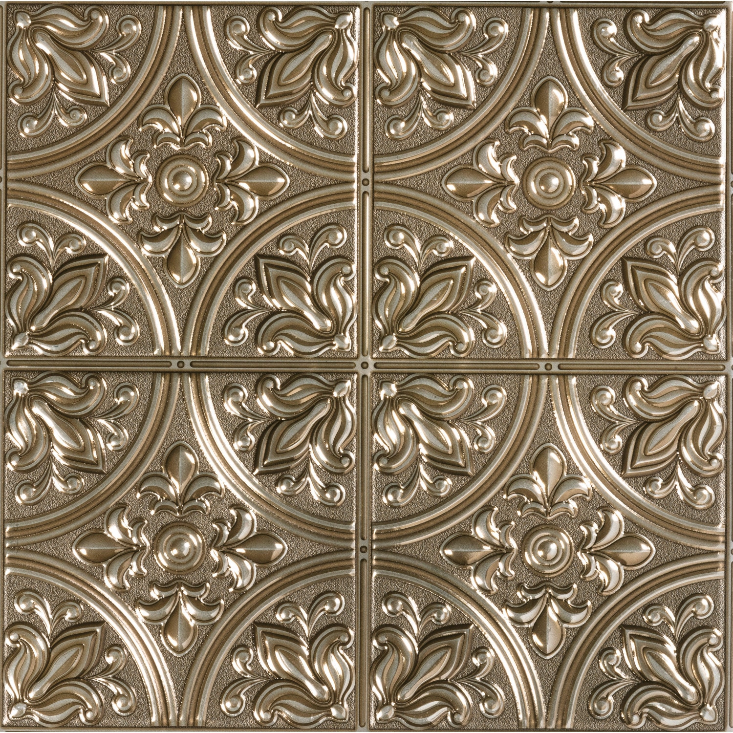 RoomMates TIL4625FLT 10.5-Inches W x 10.5-Inches H Self-adhesive Gold Geometric Wall Decal