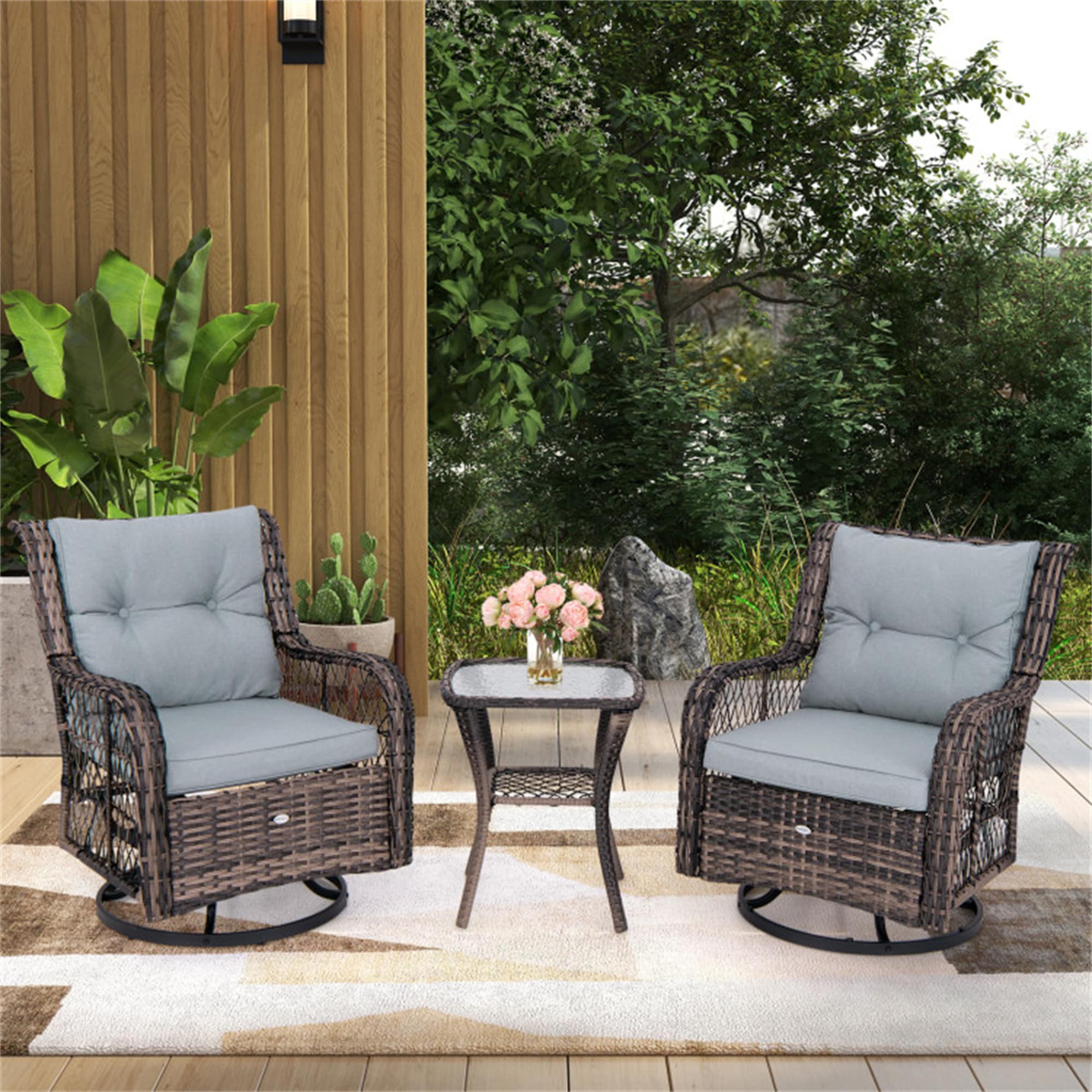 BABOOM BOM-11574GR-CO Patio-Conversation-Sets - View #4