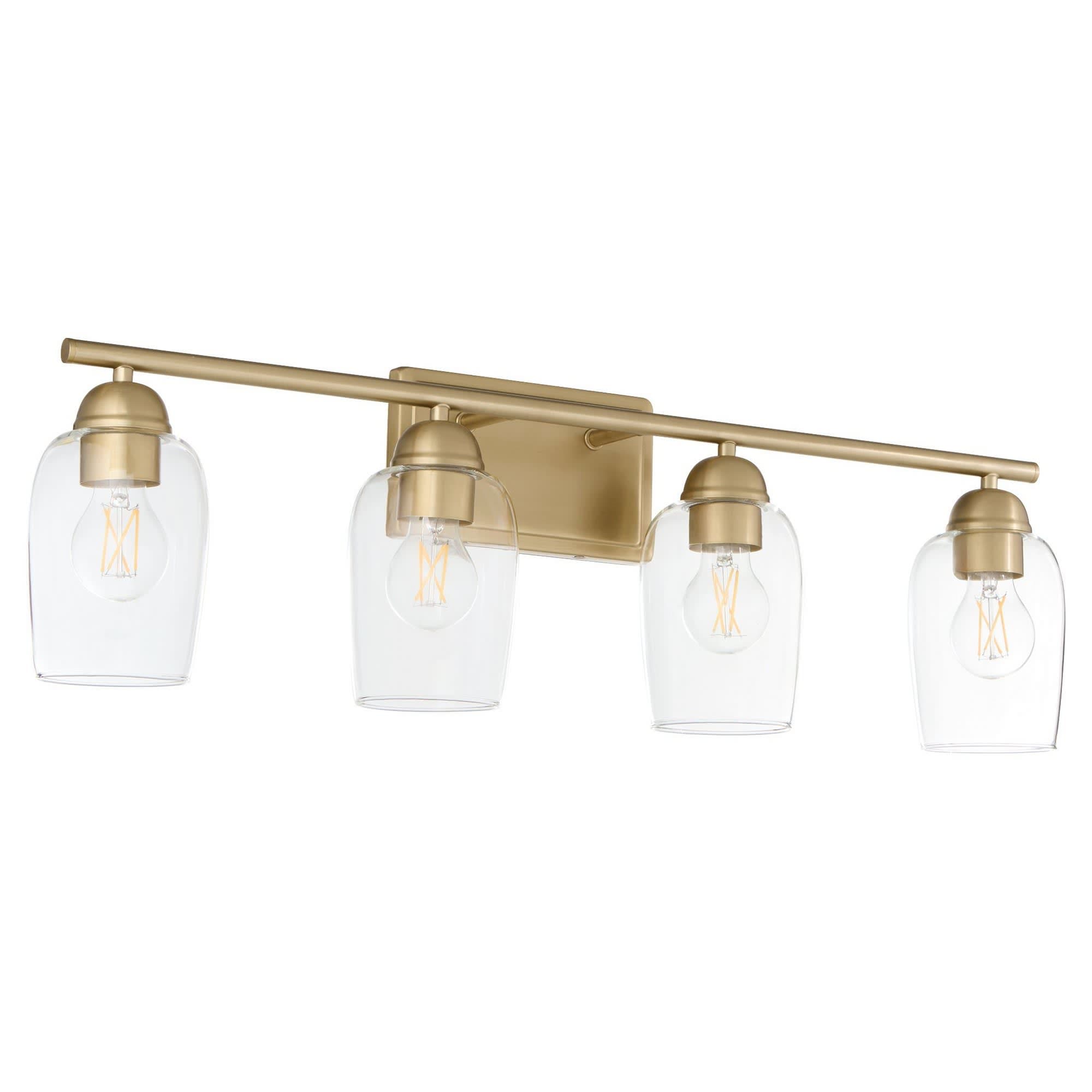 Quorum International Wallinger - Light Aged Brass Wall Sconce