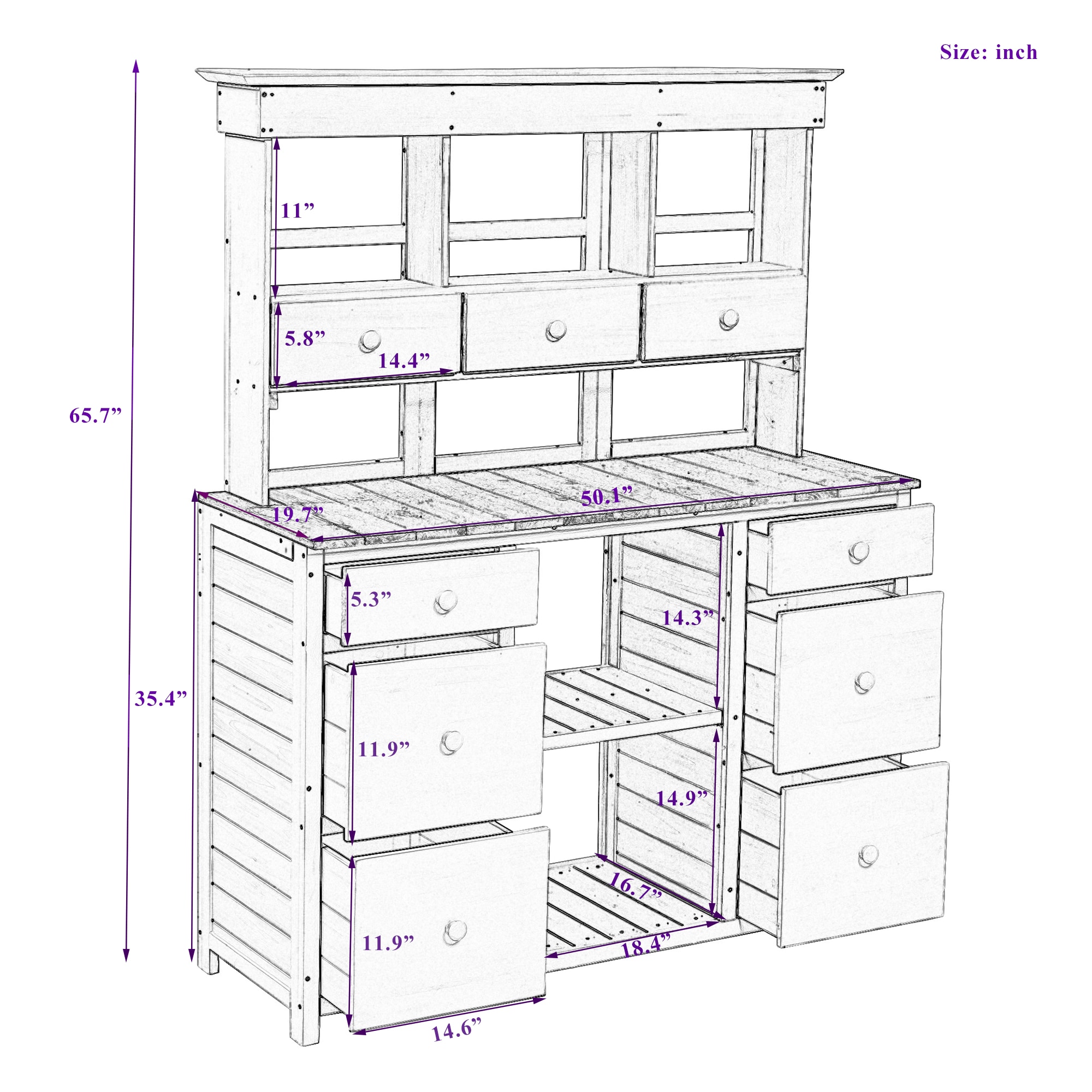 ModernLuxe SP100018AAD Potting-Benches - View #4