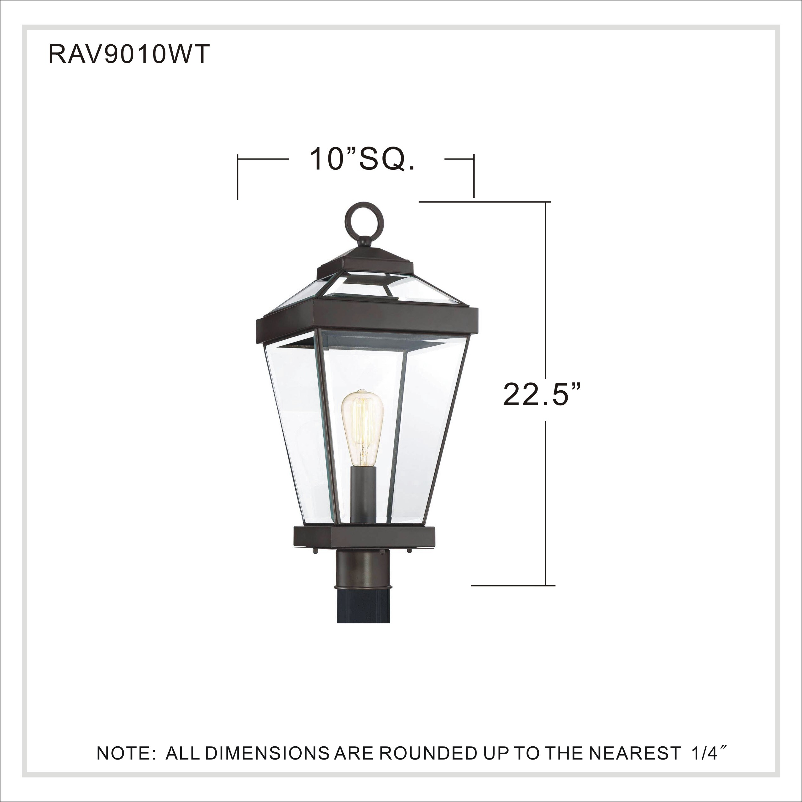 Quoizel RAV9010WT Post-Lights - View #7