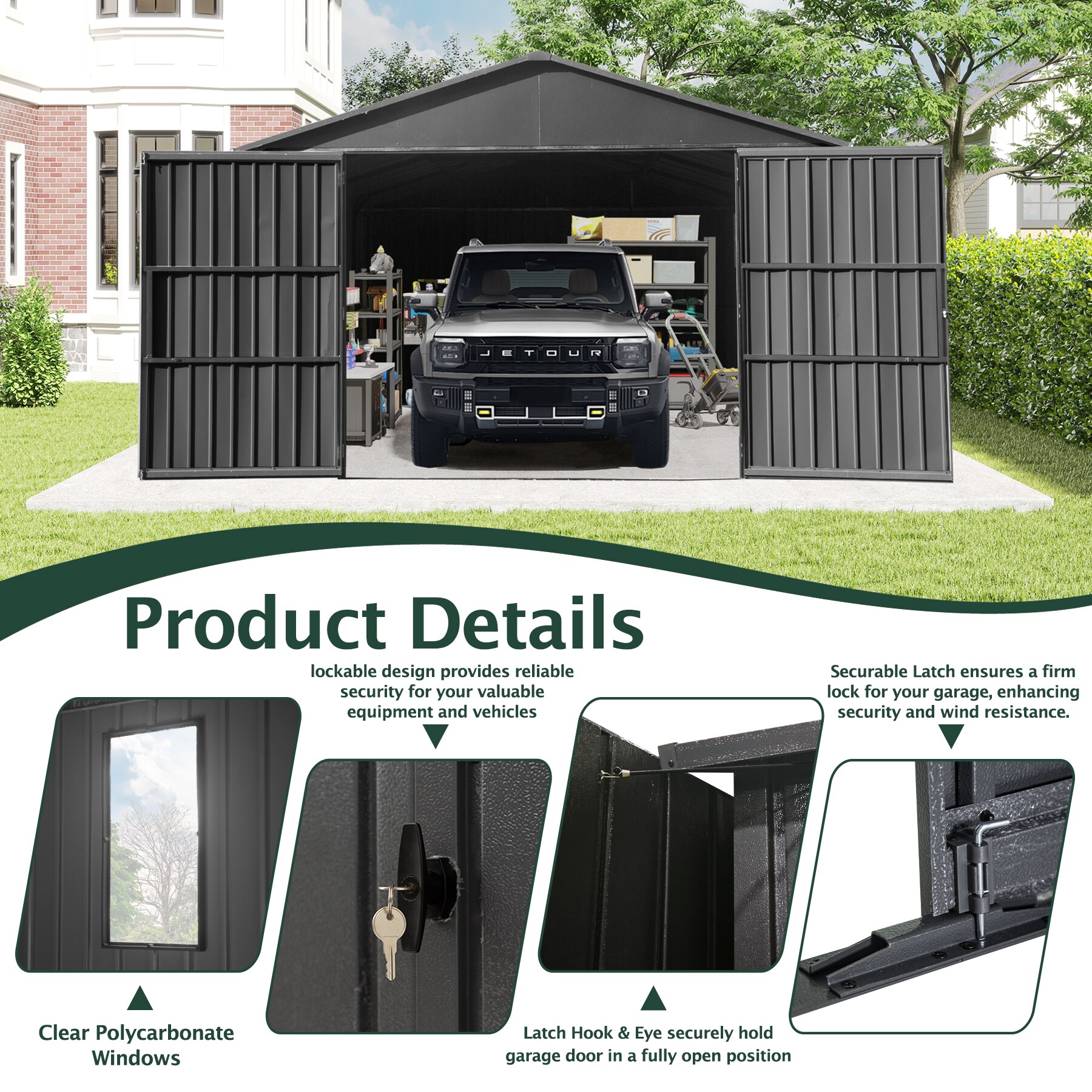 Mondawe MO-FOPM382847 Metal-Storage-Buildings-Sheds - View #4