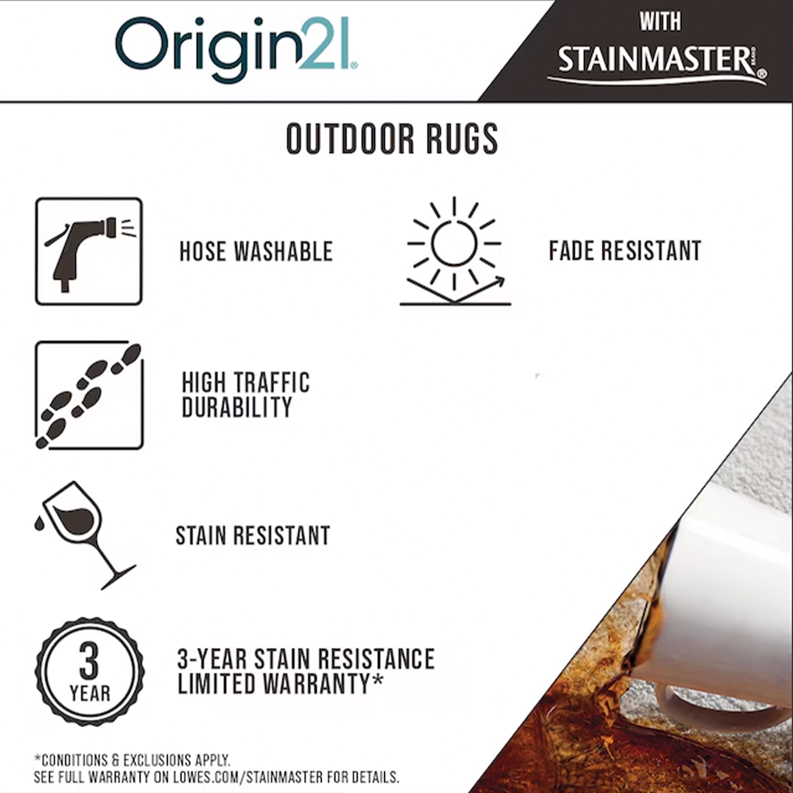 Origin 21 with STAINMASTER 92525 4326 06390 rugs - View #21