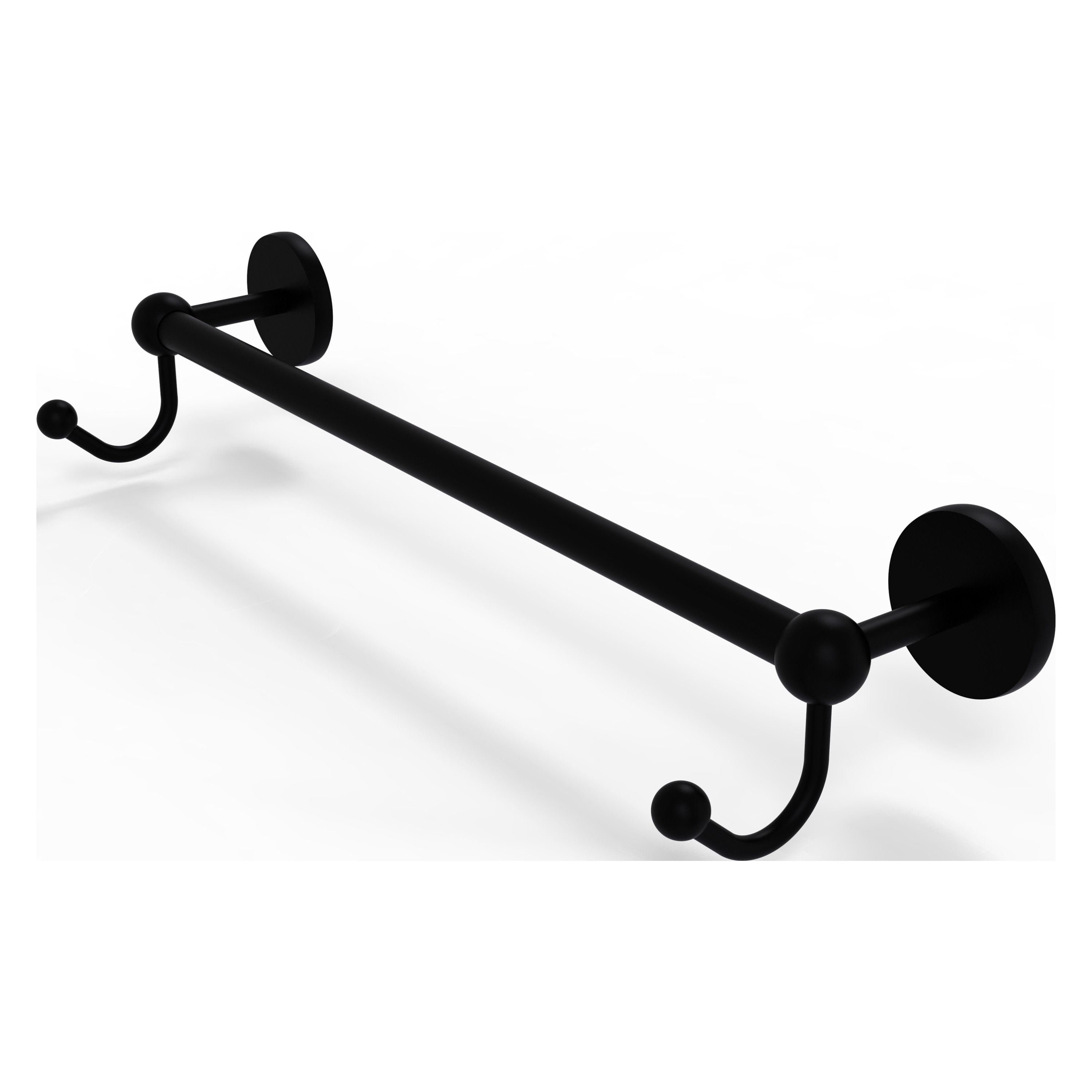 Allied Brass P1000-41-36-HK-BKM Prestige Skyline 36-in Matte Black Wall mount Single Towel Bar