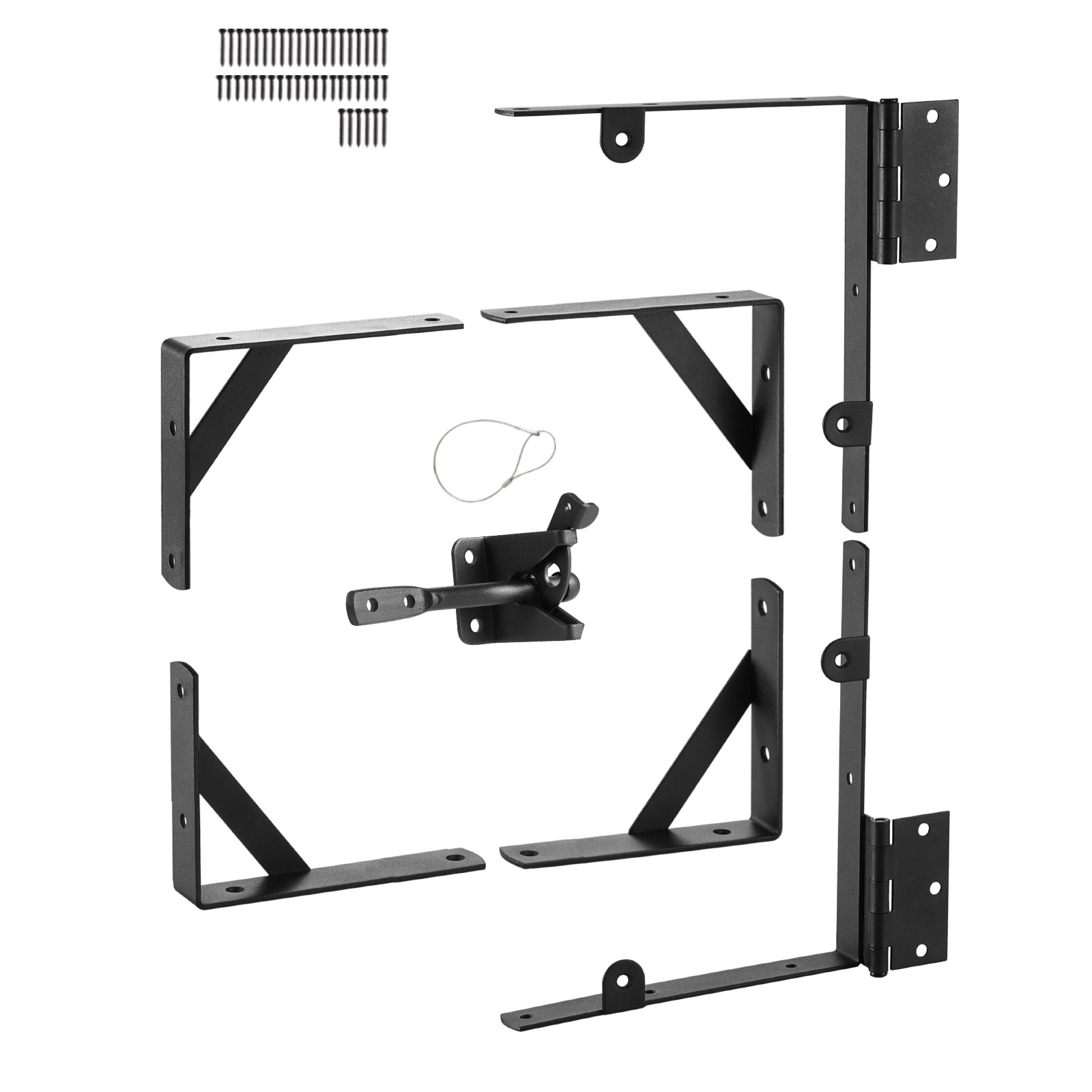SVOPES SVOPESMKZJXXK11140V0 Gate Corner Brace Bracket 6-in Iron Gate frame kit