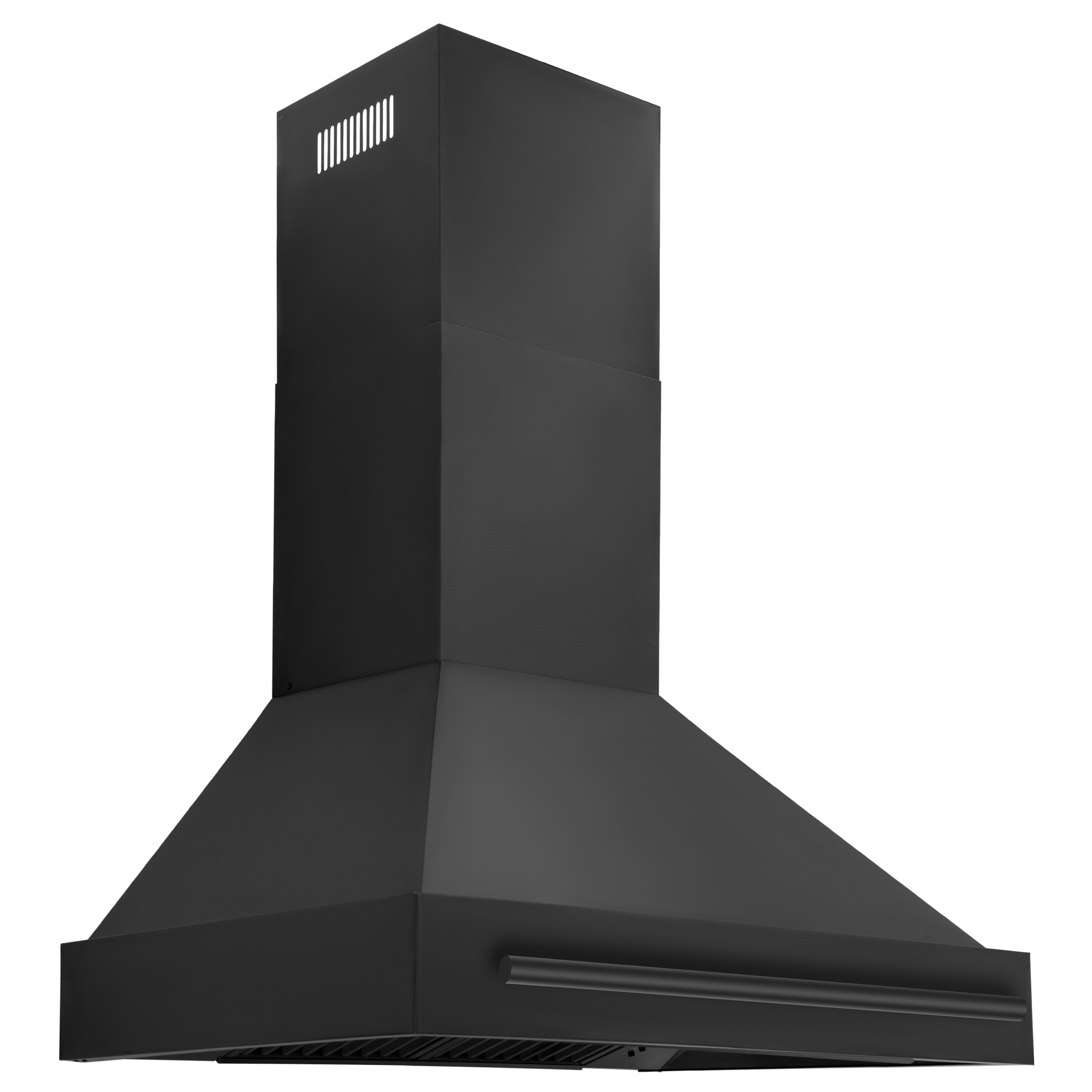 ZLINE KITCHEN & BATH BS655-36-BS 36 inch Ducted 700-CFM Black Stainless Steel with Black Stainless Steel Handle Wall-Mounted Range Hood
