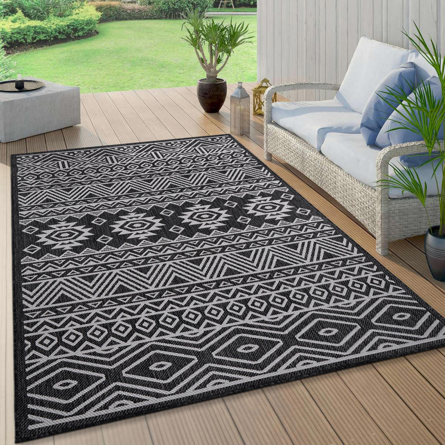 World Rug Gallery 124BLACK5X7 rugs - View #2