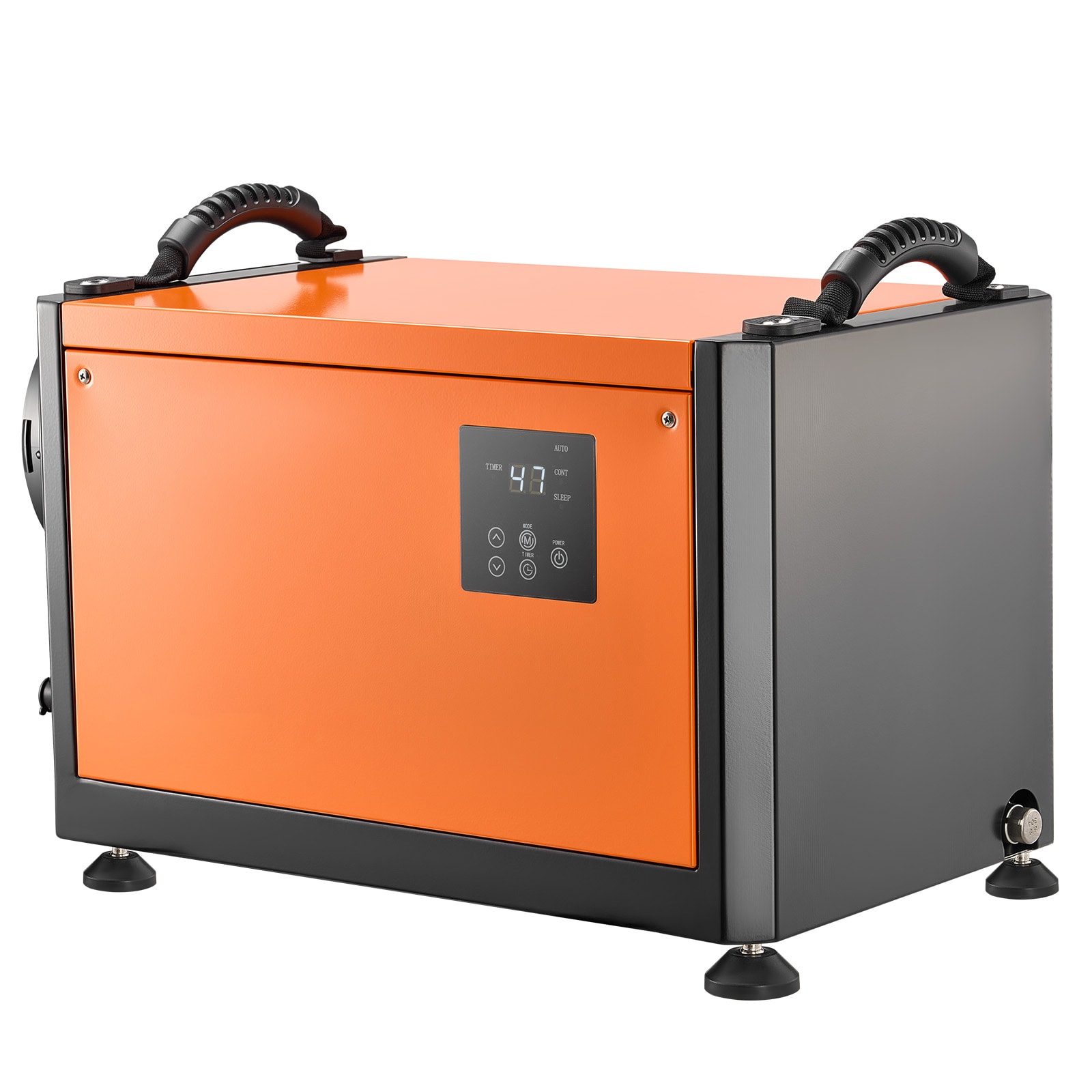 VEVOR 125 Pints Commercial Dehumidifier with Drain Hose  Portable Crawl Space Dehumidifiers for Basement Storage Room Industrial Grade  Auto Defrost/Drainage  Heavy-duty Galvanized Steel  LED Indicate