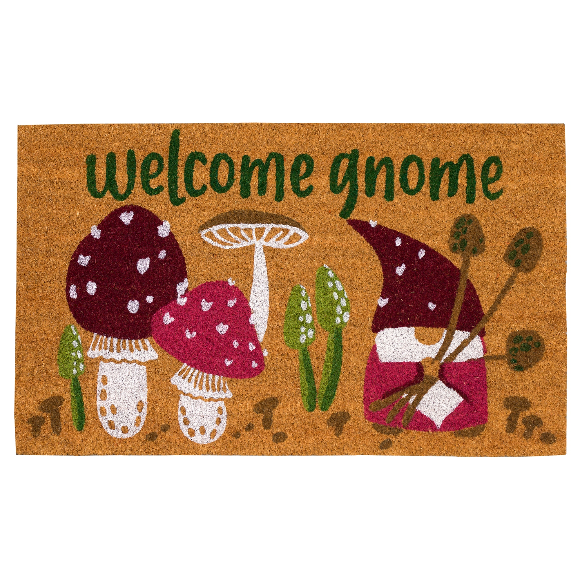 Welcome Winter Door Mat Non Slip Funny Gnomes Entrance Mats Christmas Winter