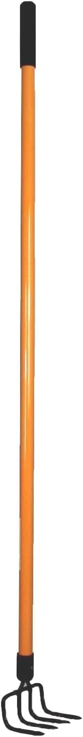 Ashman Online CULTIVATOR1PACK 56-in L Fiberglass -Handle Steel Garden Rake