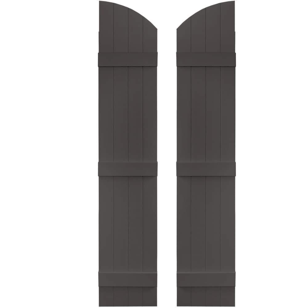Vantage V5931469018 13.875-in W x 69-in H Charcoal Board and batten Exterior Shutters ( 1 -Pack )