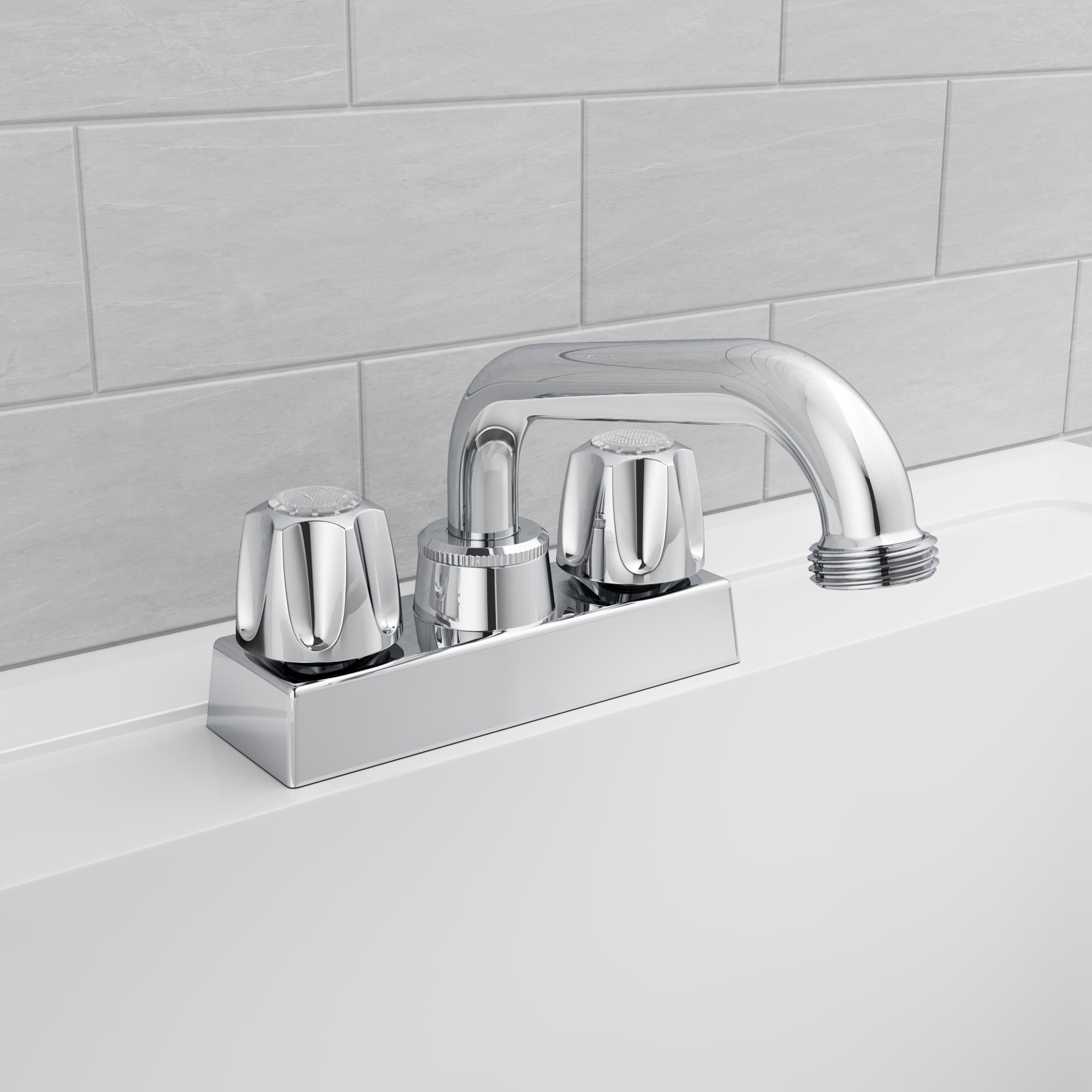 PROFLO 22-in x 24.5-in 1-Basin White Drop-In Laundry Sink