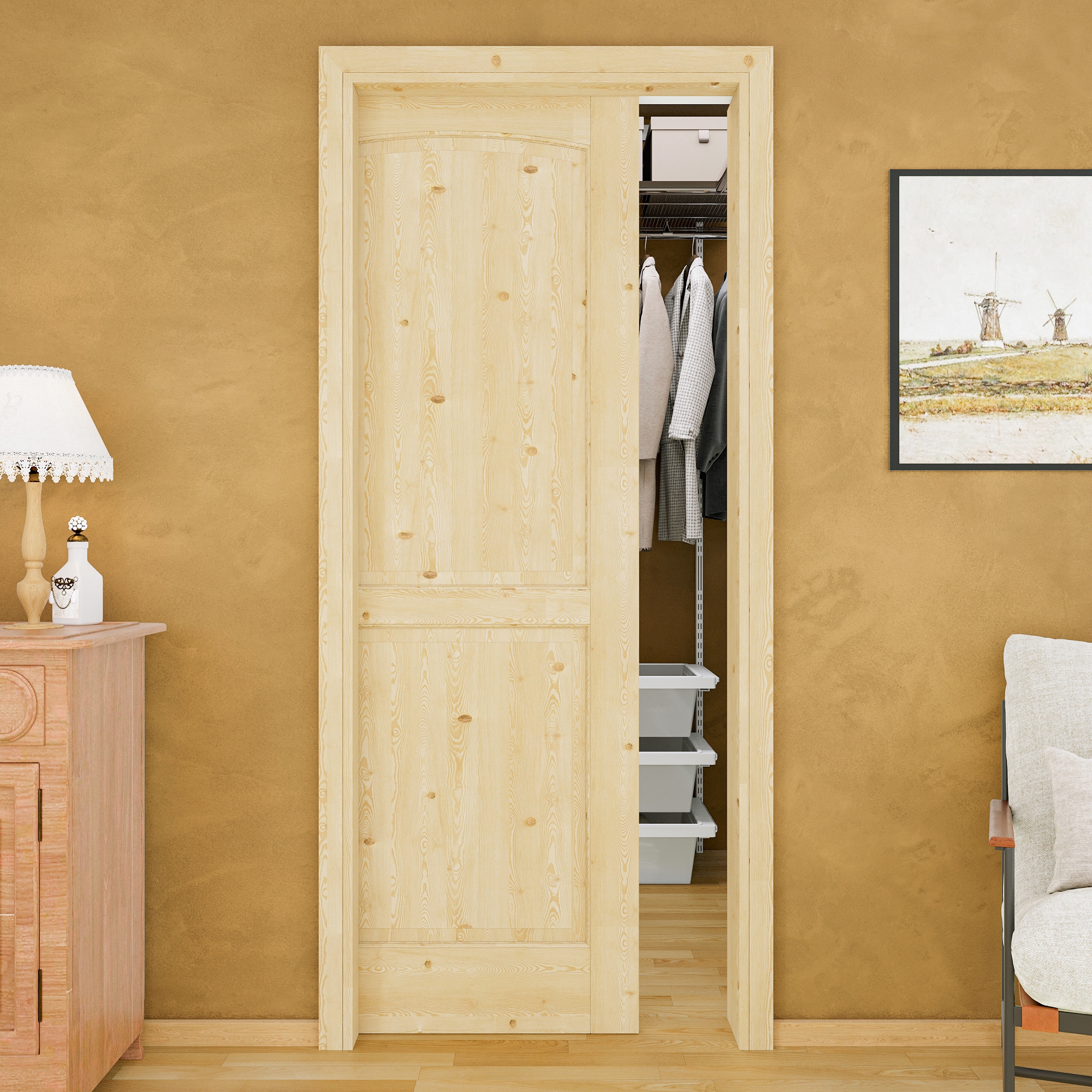 JUJUBON IN-PDPKPN-2LGX-36 Pocket-Doorframe-Screens - View #2