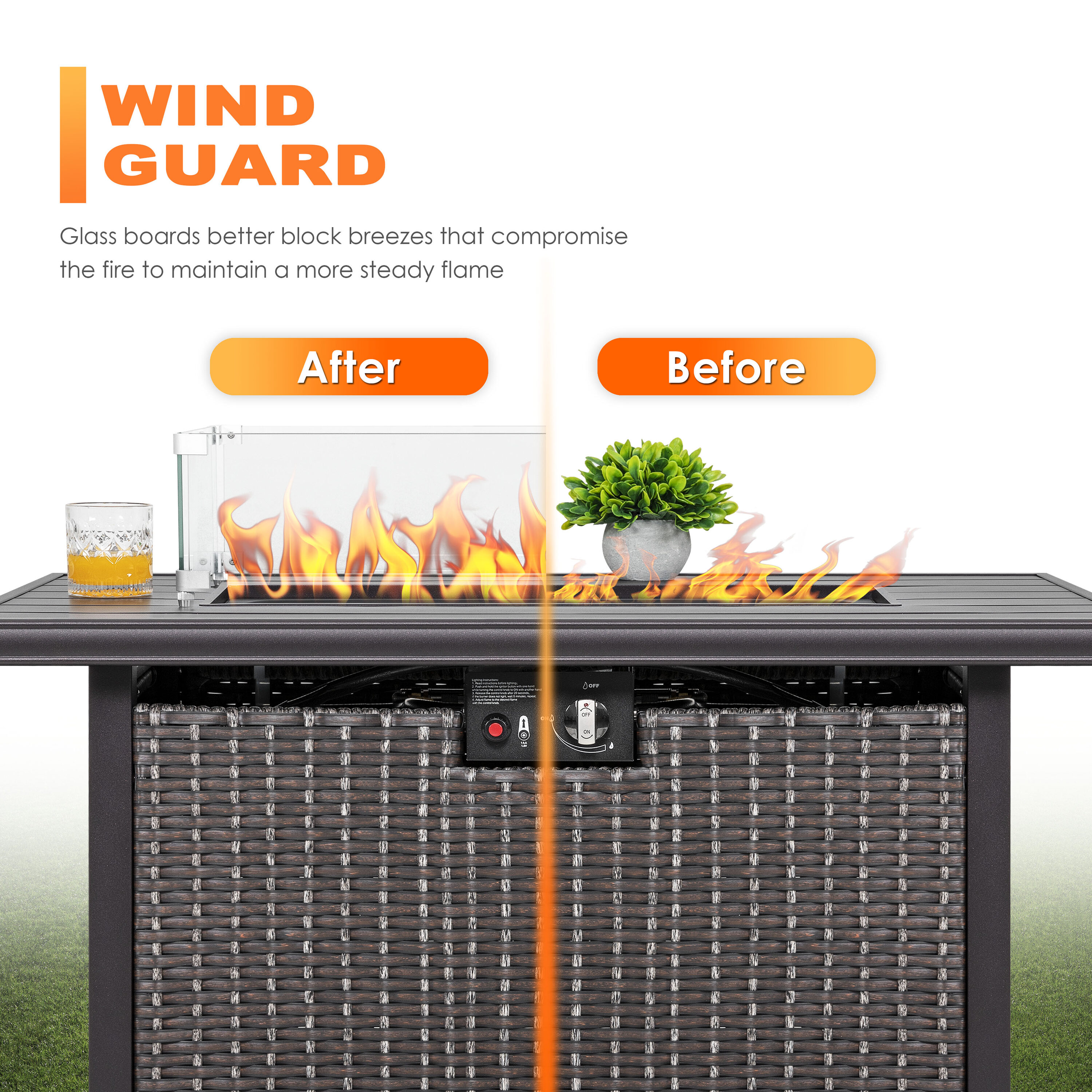 Nuu Garden WG-01 Gas-Fire-Pit-Accessories - View #10