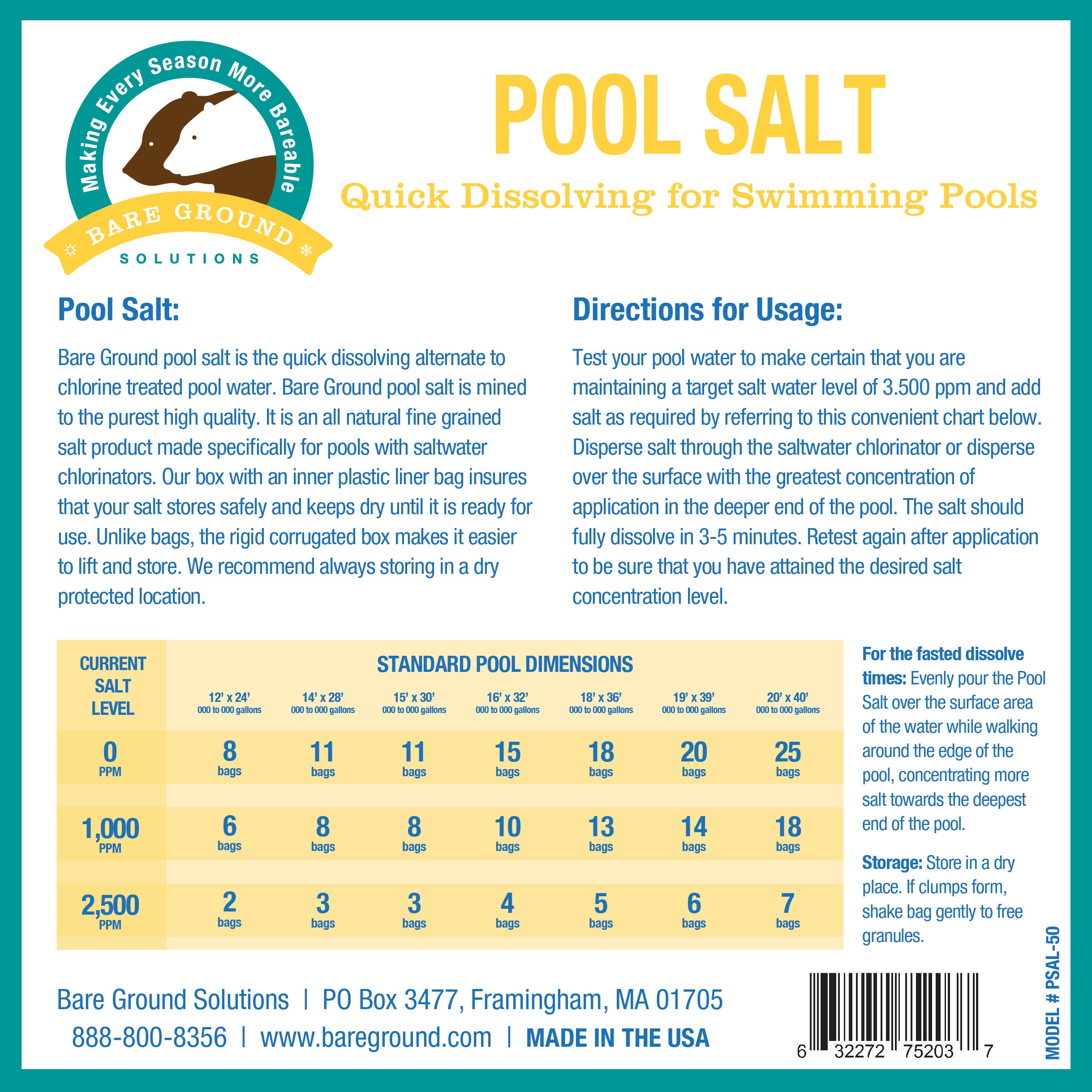 Bare Ground PSAL-50 Pool-Water-Clarifier - View #4