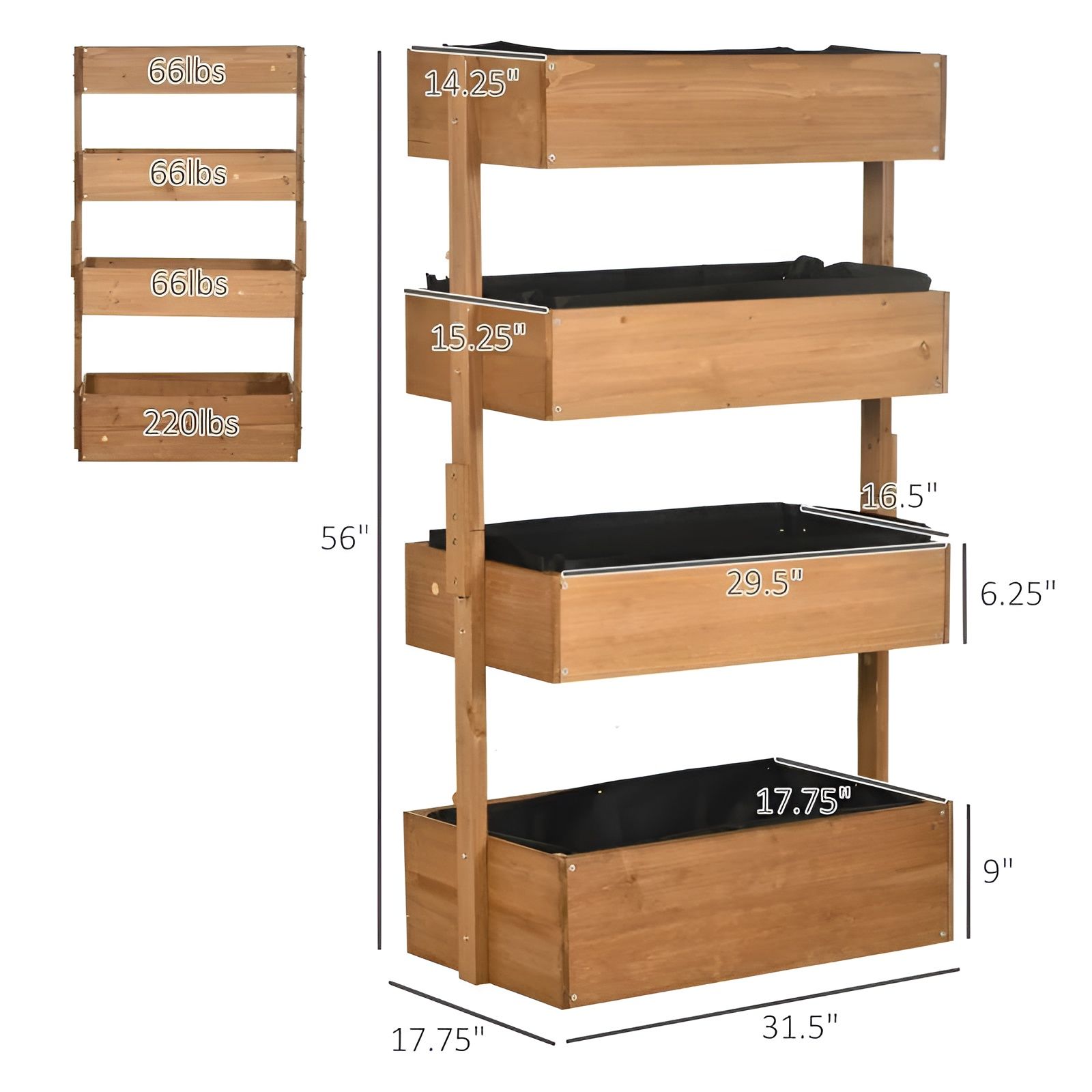 Slickblue D-FR-37423ULPEV Raised-Planter-Boxes - View #3