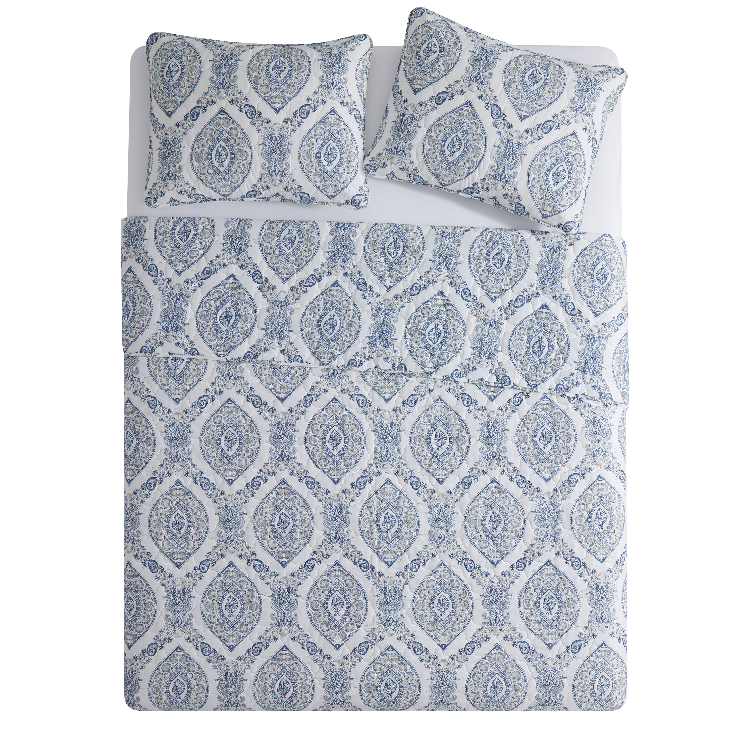 VCNY Home SDM3QTKINGINBLUEM bedding - View #3