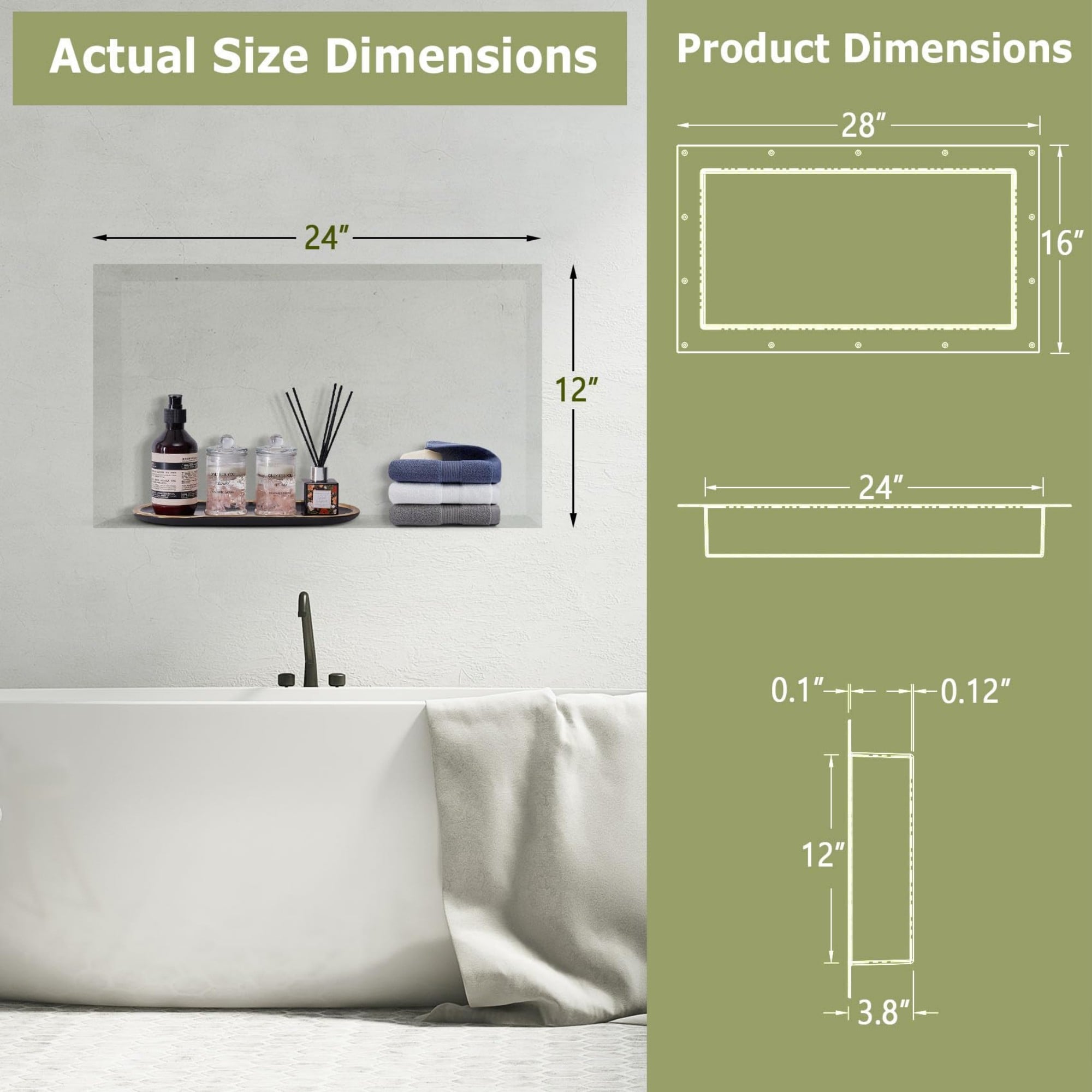Wudkey L4-BA7G3T Shower-Wall-Surrounds - View #3