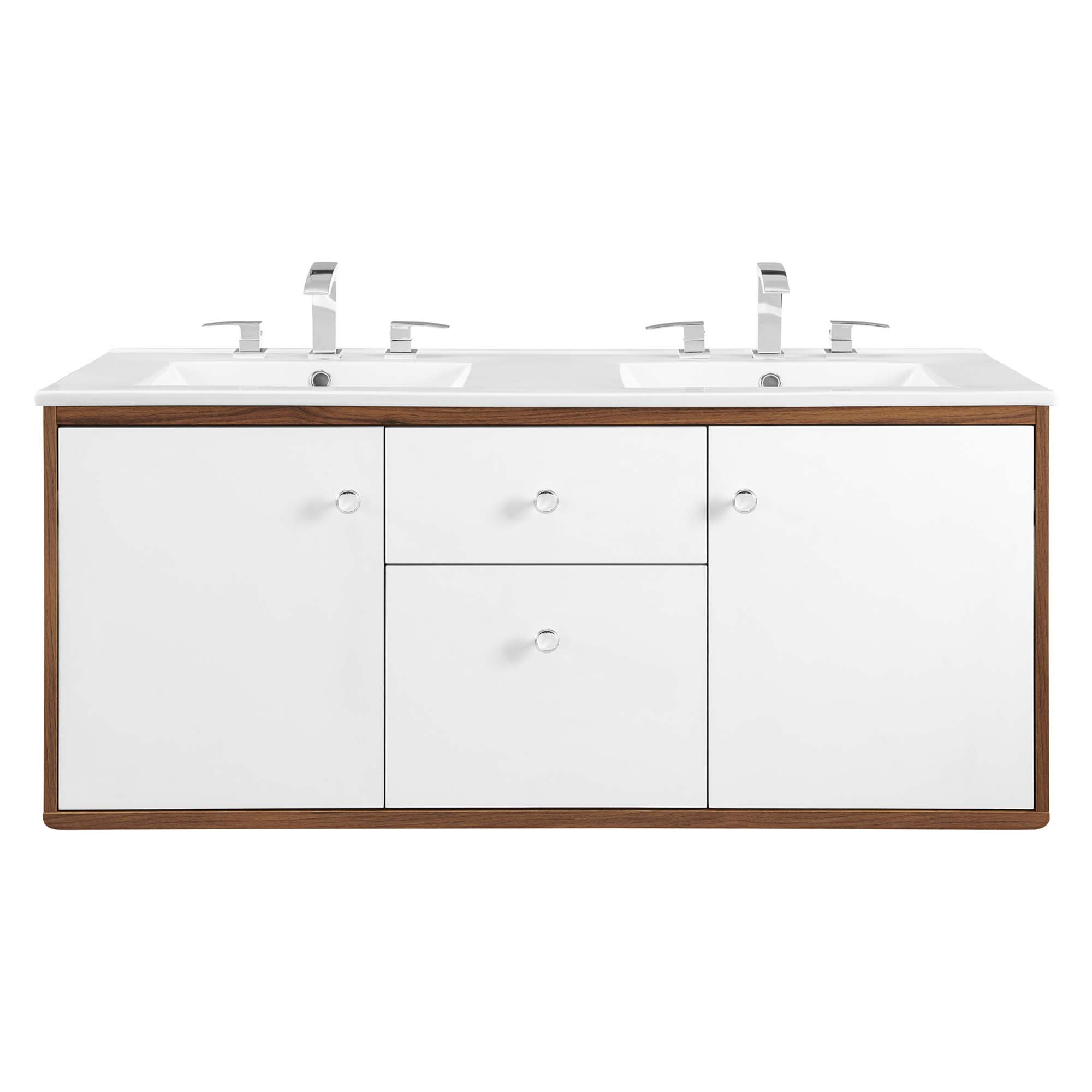 Modway EEI-4901-WAL-WHI Bath-Vanity-Combo - View #7