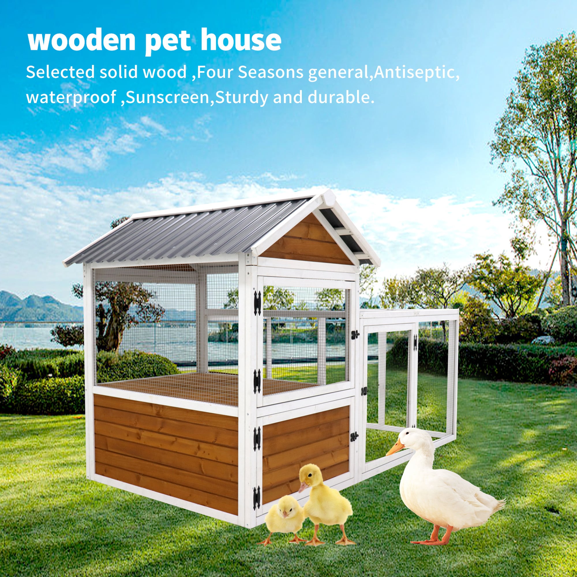 Gaierptone CRXLIHPBHT1 Chicken-Coops-Rabbit-Hutches - View #2