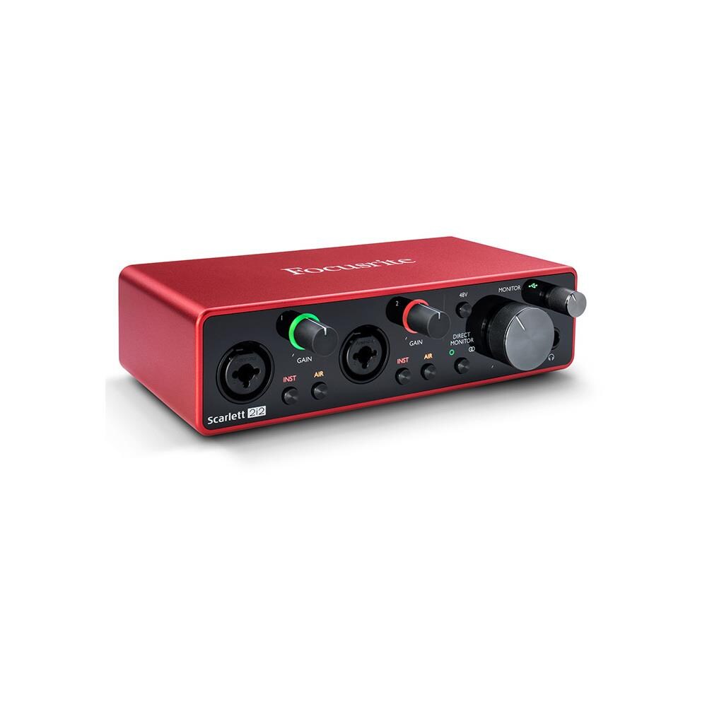  TCNCD380276 Focusrite USA AMS-SCAR-2I2-3G Scarlett 2i2 3rd Generation USB Audio Interface