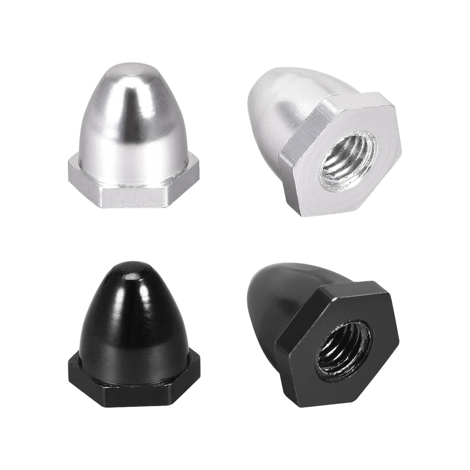Unique Bargains 4pcs Propeller Nut Prop Adapter M5 /C for 1806 2204 2205 2206 2208 Motor Part