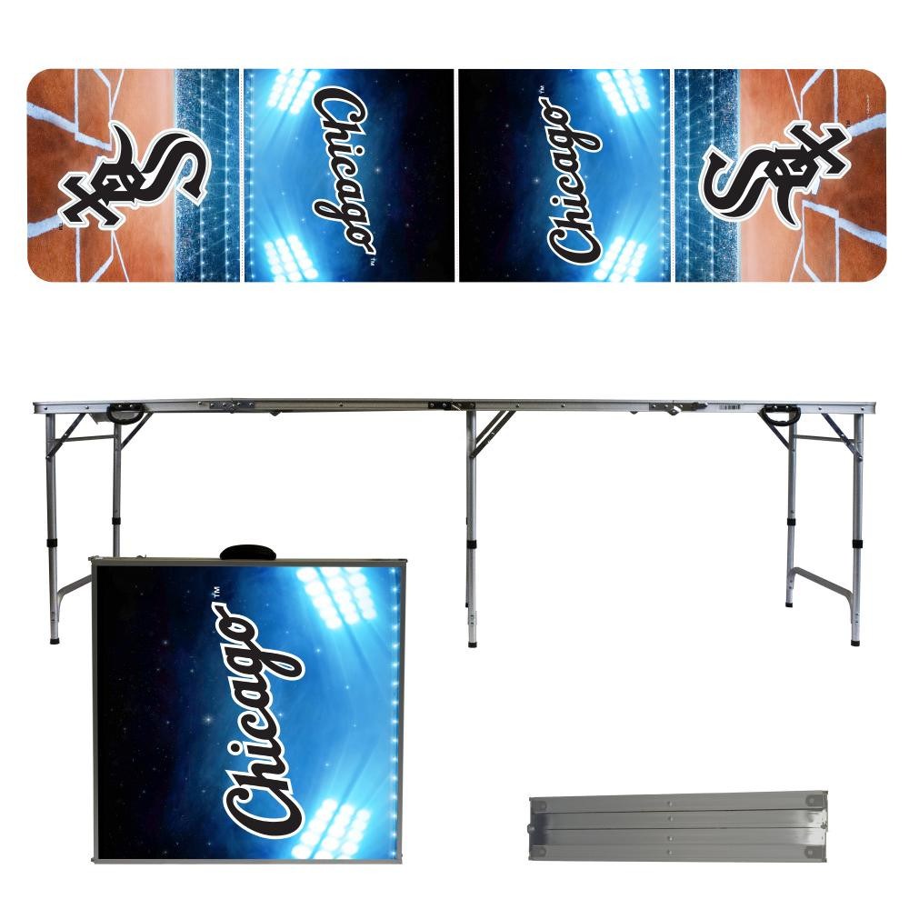 Victory Tailgate Chicago White Sox Tailgate Table Rectangle Extendable ...