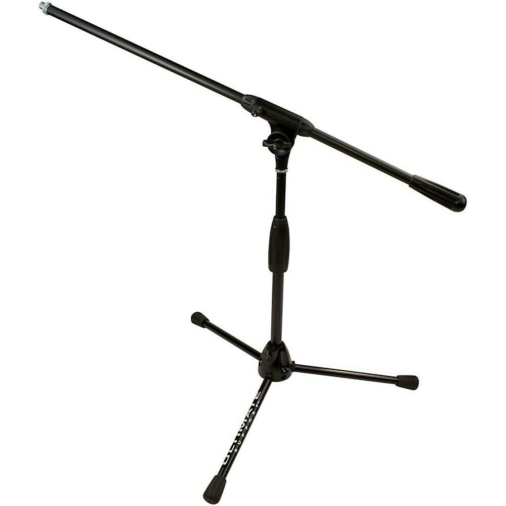  ALIAD2168-1 Ultimate Support PROTSHORTF Microphone Stand with Patented Quarter Turn Clutch and Oversized Steel Tubing- Tripod Base, Short Height and Fixed Boom