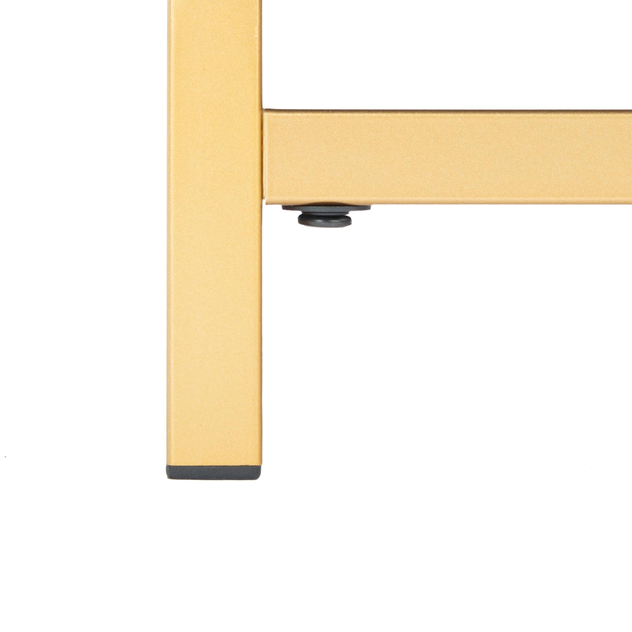 Fenno Artisanal Teal & Brass 2-Drawer Nightstand