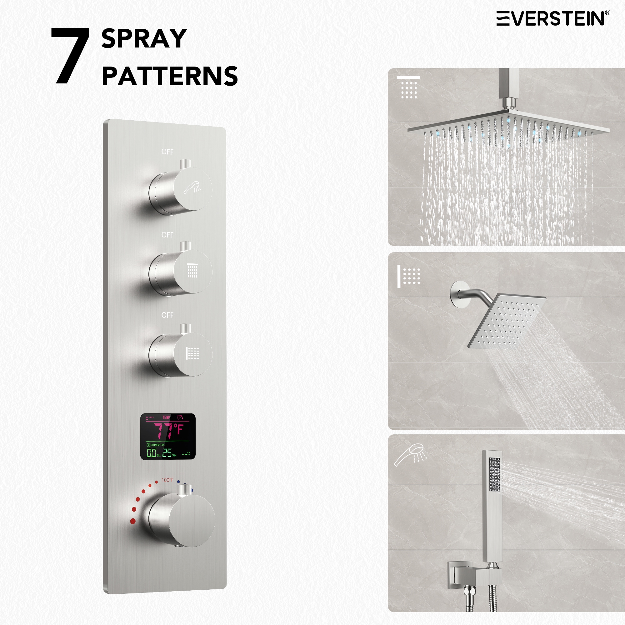 EVERSTEIN SFS-1026-NK12 Tub-Shower-Faucets - View #6
