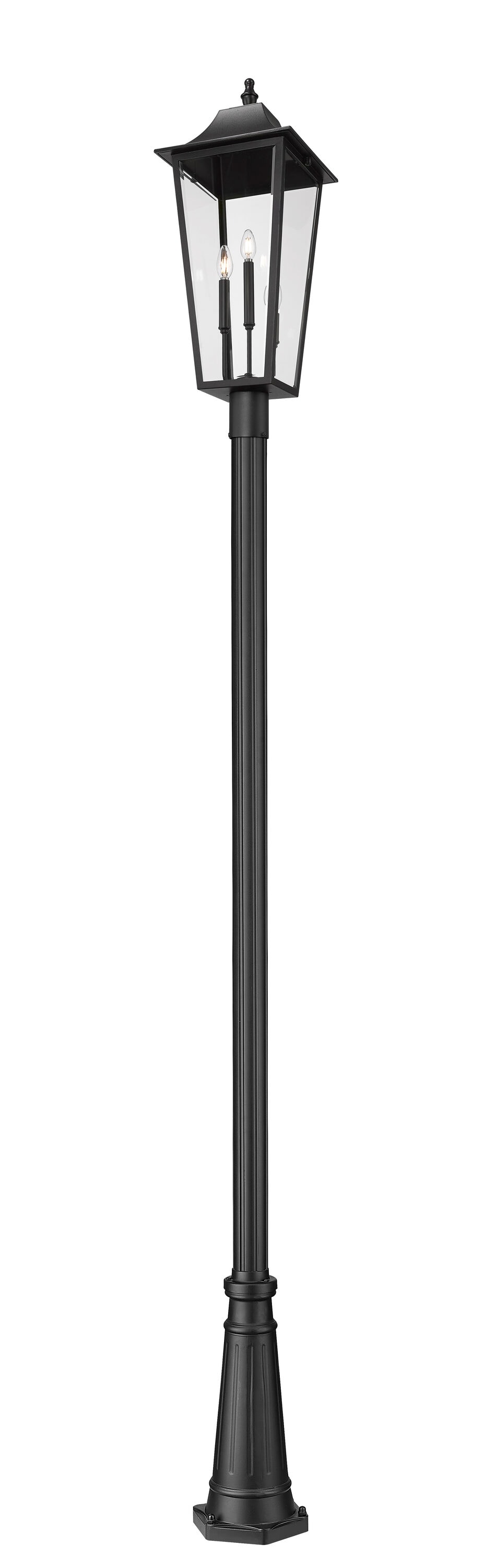 Z-Lite 5008PHXLR-5011P-BK Complete-Post-Lights - View #4