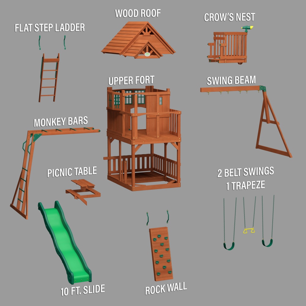 Backyard Discovery 6113DCOM Wood-Playset-Kits - View #12
