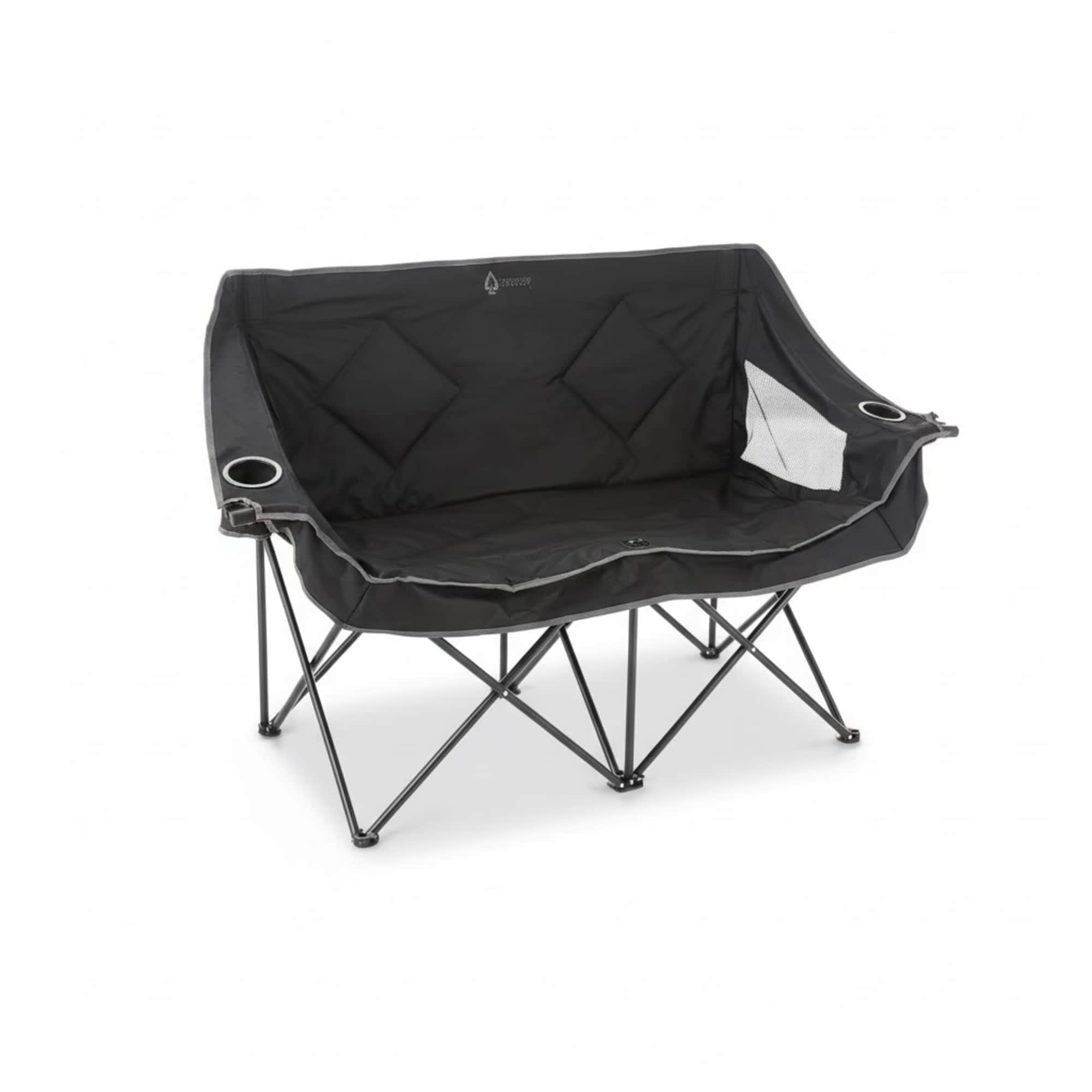 ARROWHEAD OUTDOOR ARROWHEAD KKS0340U CHARCOAL BLACK PORTABLE DUO CAMPING CHAIR #KKS0340U