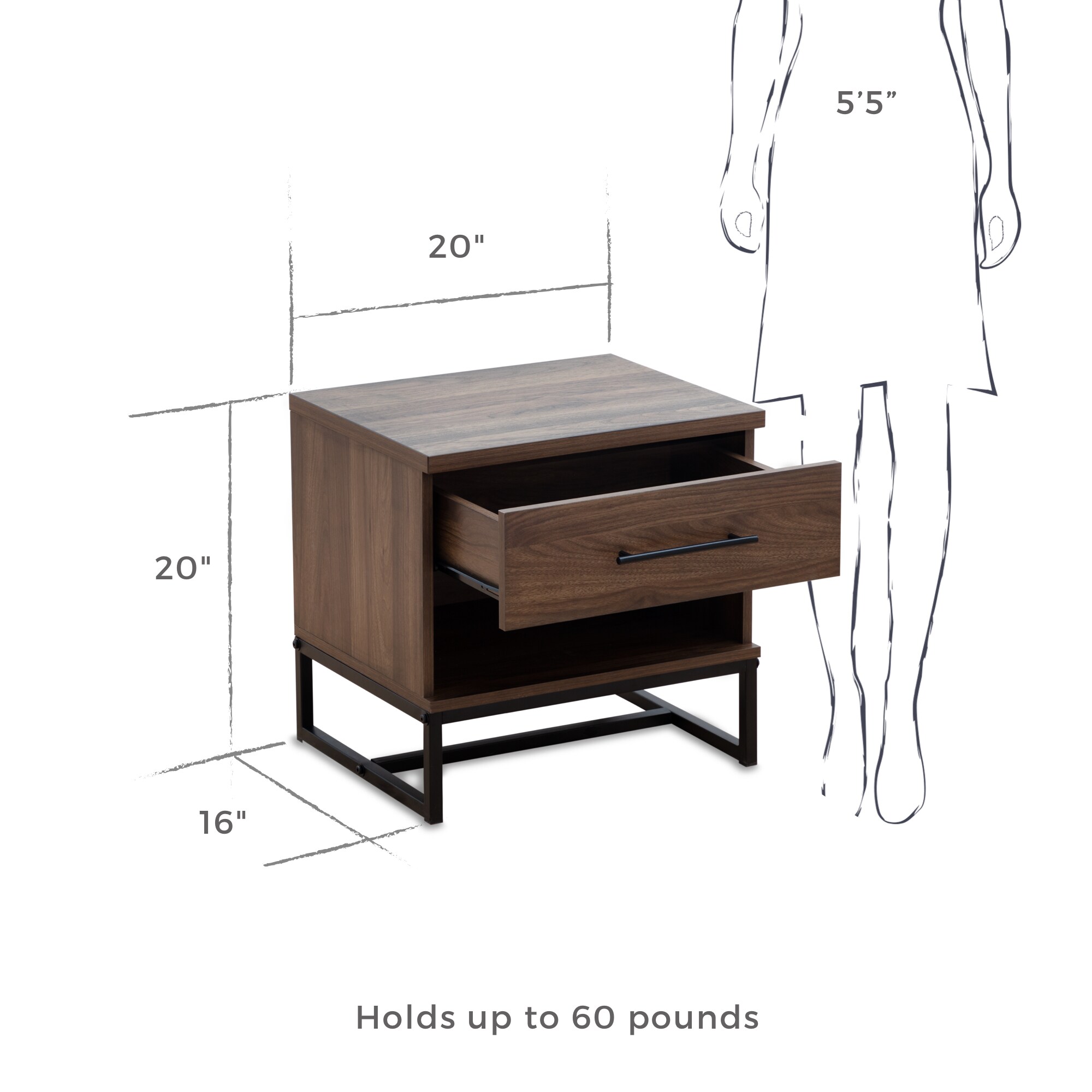 Brookside BS0004NS100MW nightstands - View #4