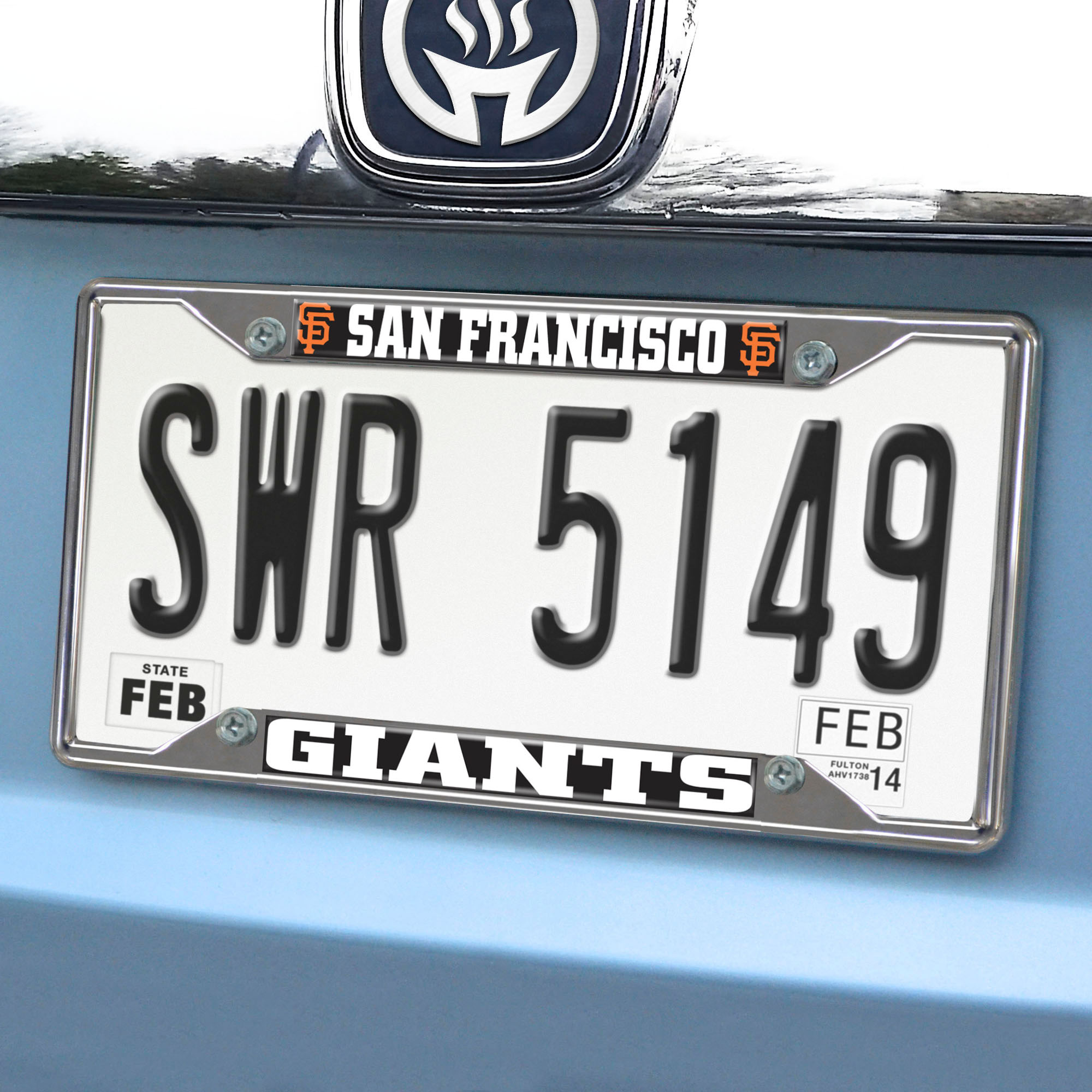 Fan Mats 31368 NFL Football New York Giants License Plate Frame