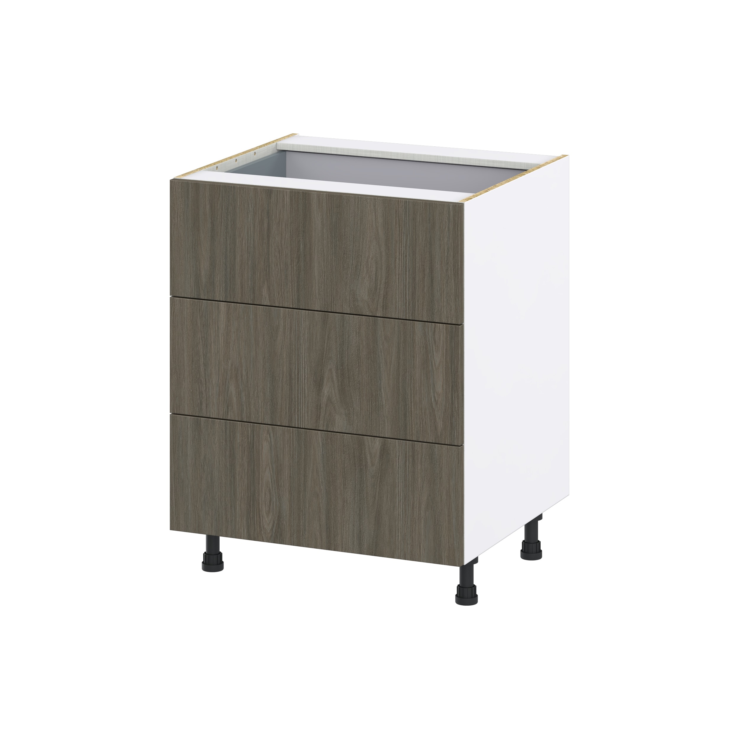 Hugo&Borg Savane 27-in W x 34.5-in H x 24-in D Textmel Base Fully Assembled Cabinet (Flat Panel Slab Door Style)