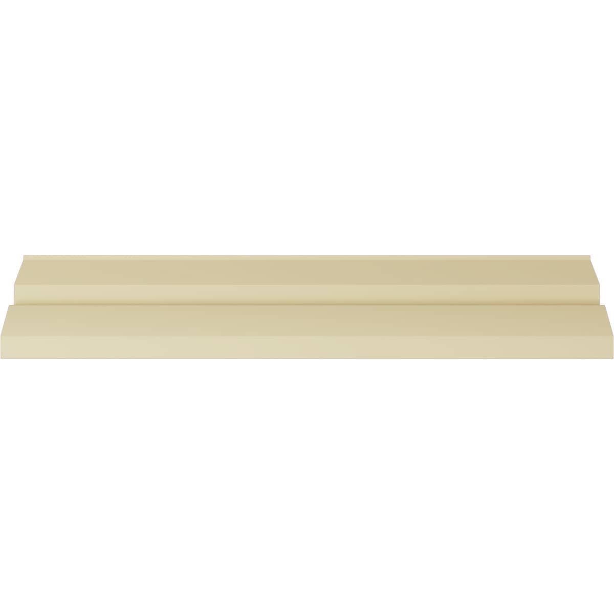 Alexa Smooth White Polyurethane Crown Moulding 94.5"