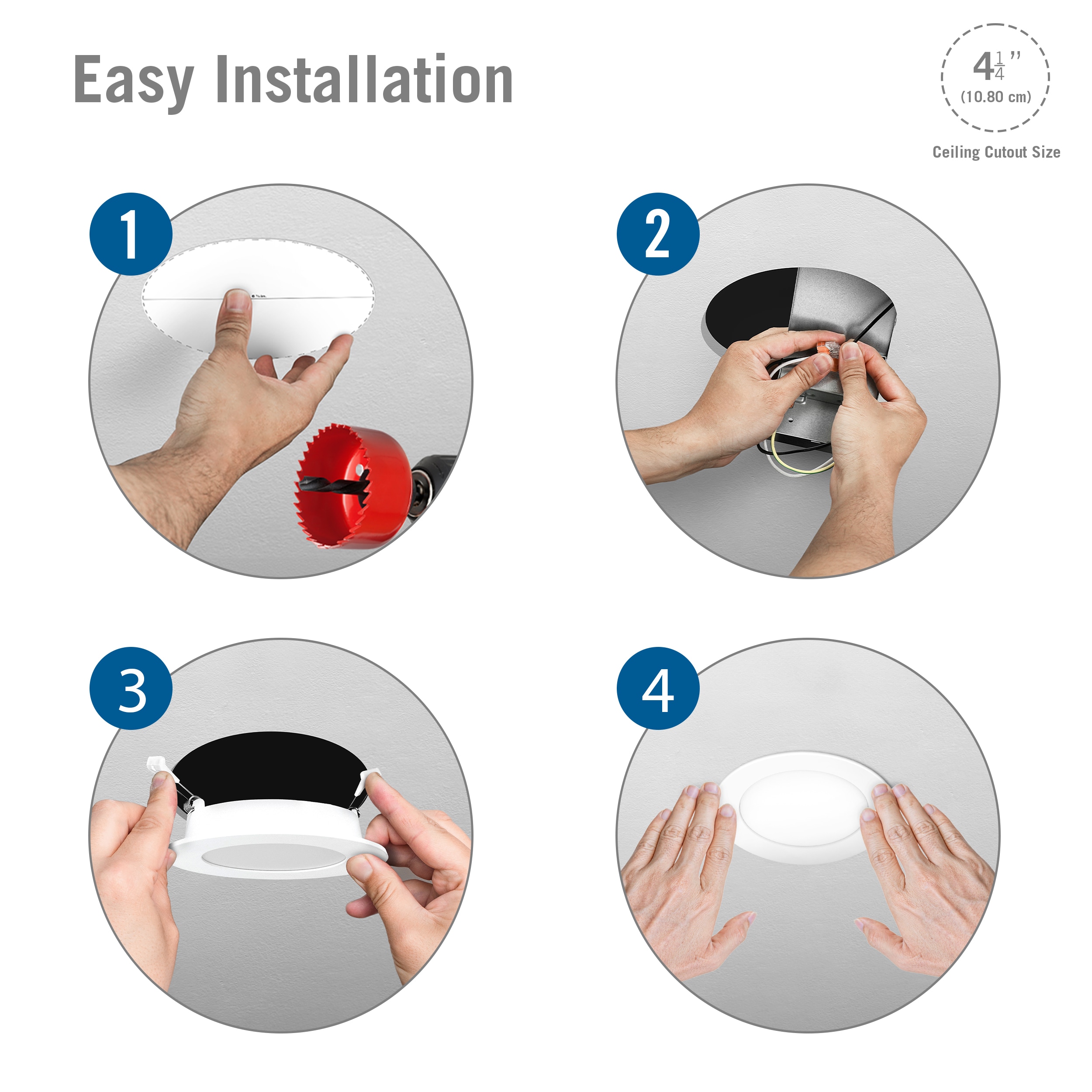 Utilitech LLEDR4XTP/5CCT Led-Retrofit-Downlight - View #4