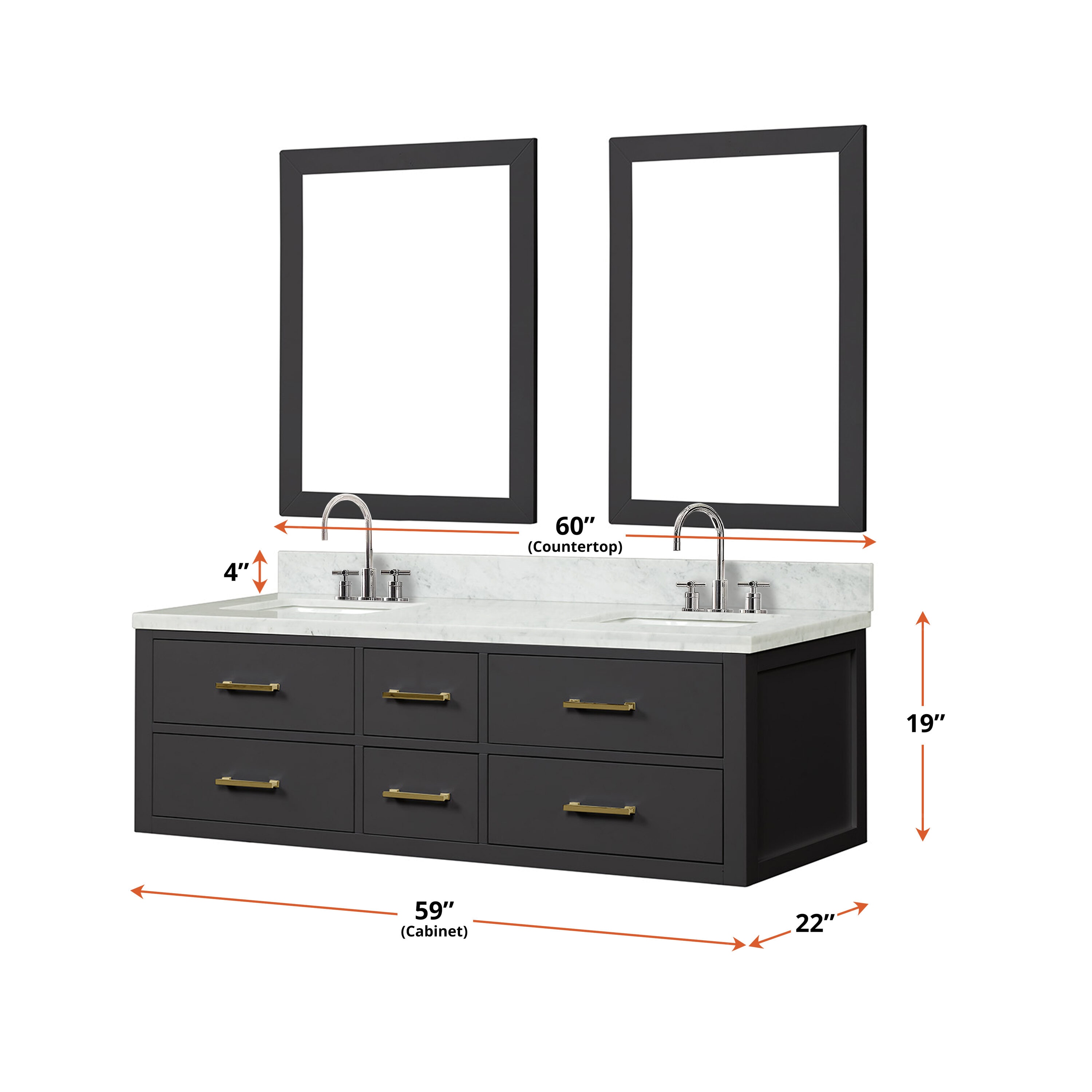 Lexora LVSO60DL100 Bath-Vanity-Combo - View #6