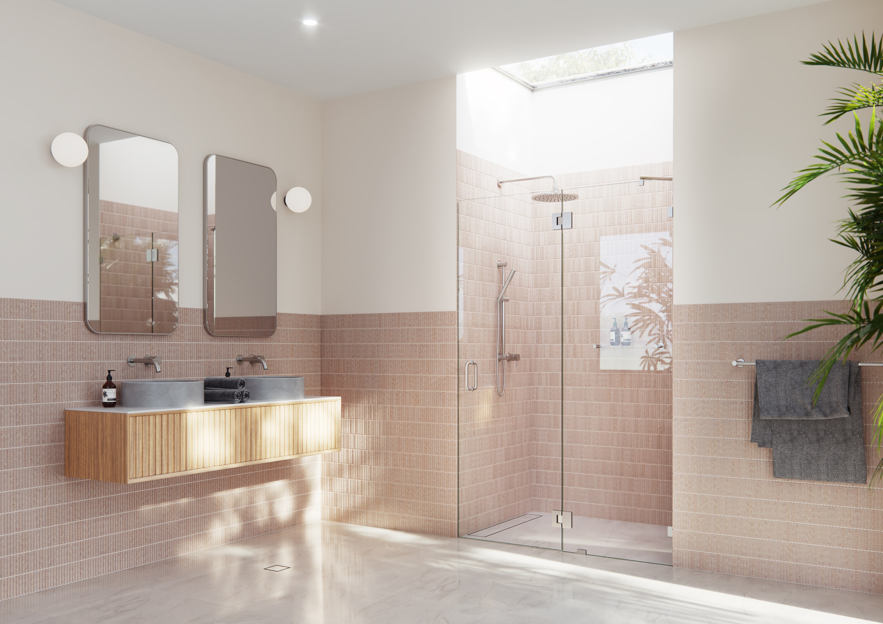 Glass Warehouse GW-GH-48-25-BN Shower-Doors - View #3