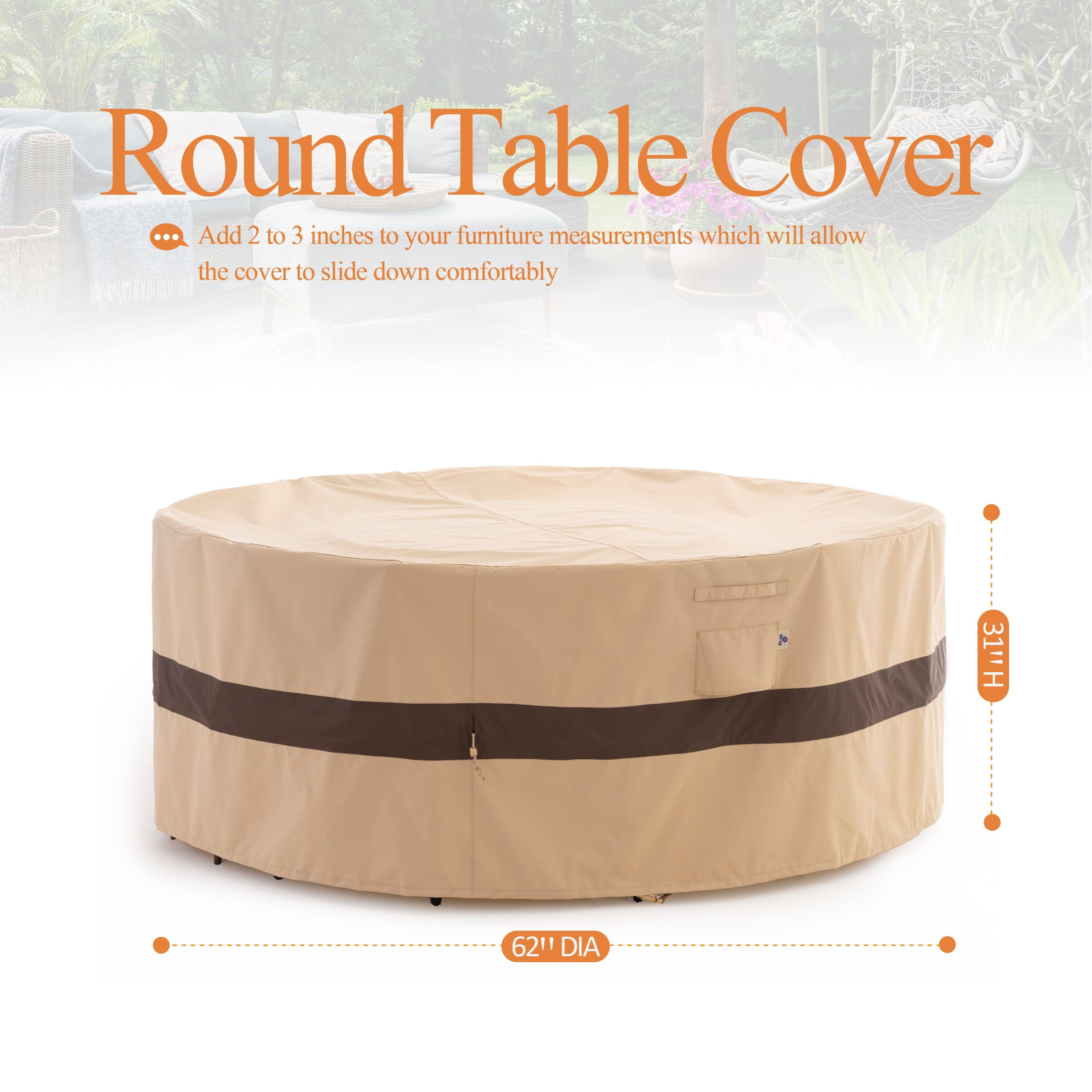 WJ-X3 WJ-X3-K56 Patio-Furniture-Covers - View #2