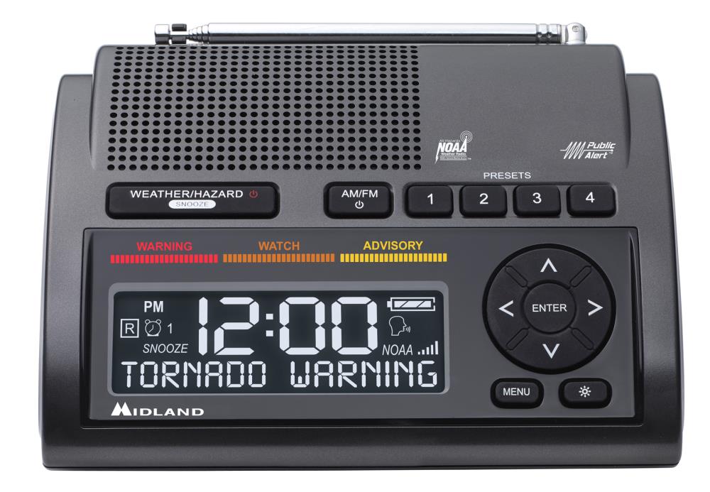 Midland EH55VP E+Ready Hand Held Weather Alert Radio with NOAA 