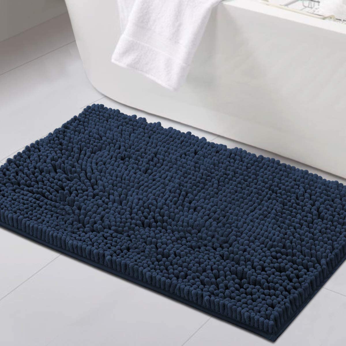 H.Versailtex CMRUG20322436BLACK Bath-Rugs - View #2