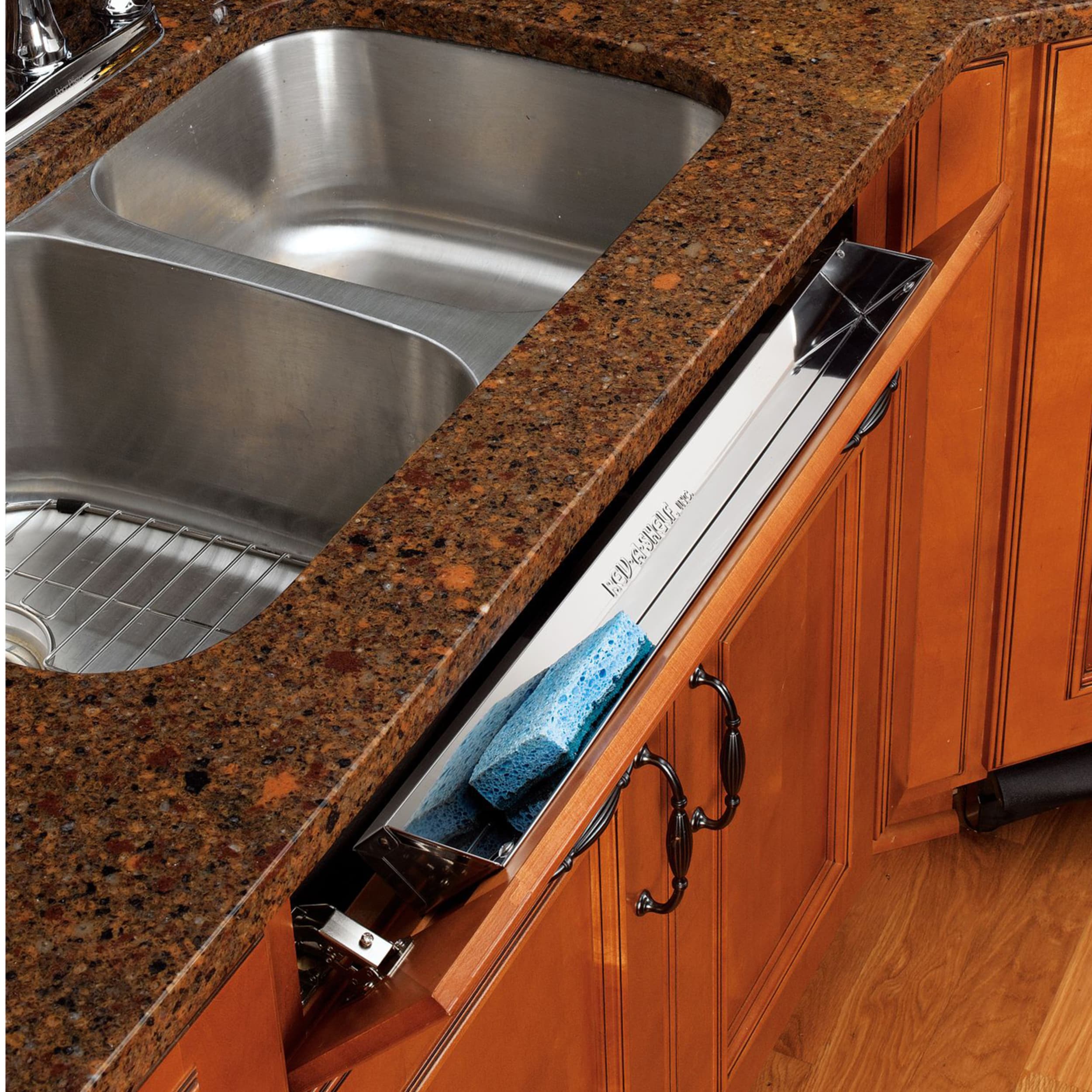 RevAShelf 2.13in x 25in Silver Stainless Steel Cutlery Drawer Kit