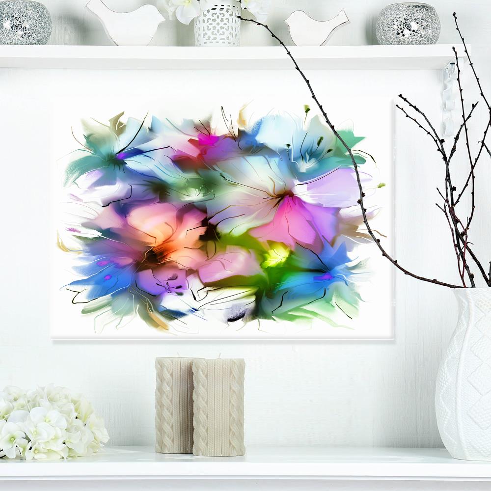 Designart 12-in H x 20-in W Floral Print on Canvas at Lowes.com