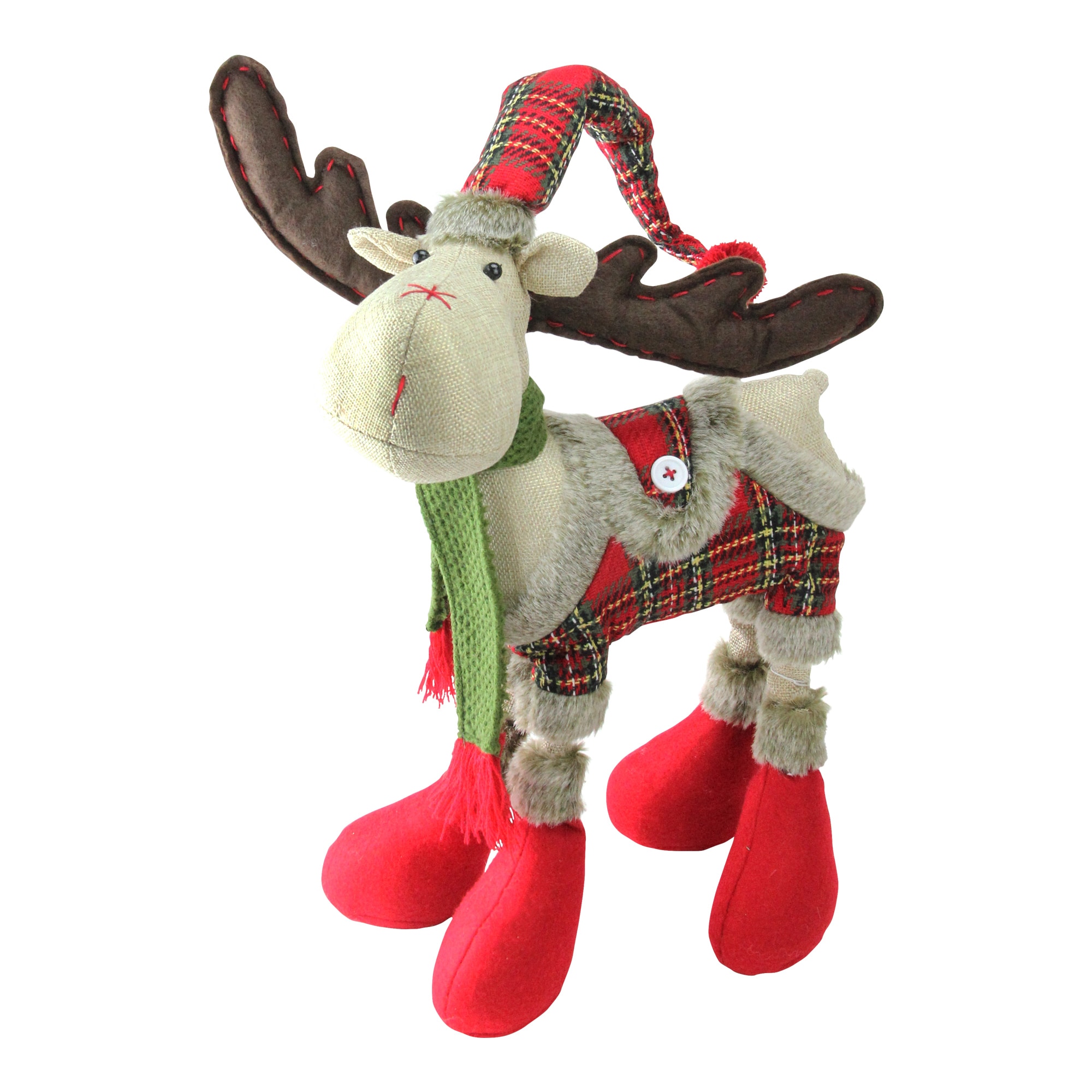 Northlight 25-in Figurine Reindeer Christmas Decor at Lowes.com