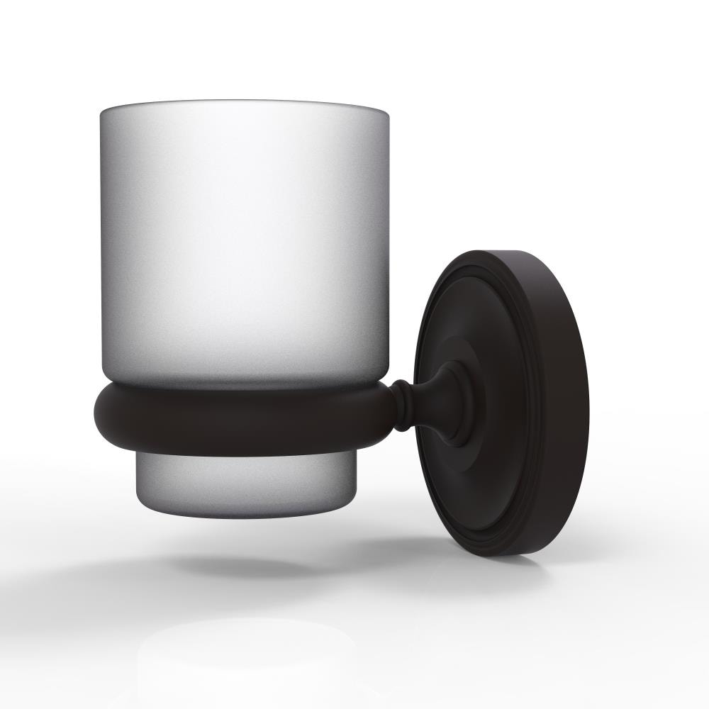 Allied Brass PR-66-ORB Prestige Regal Oil Rubbed Bronze Brass Tumbler and toothbrush holder