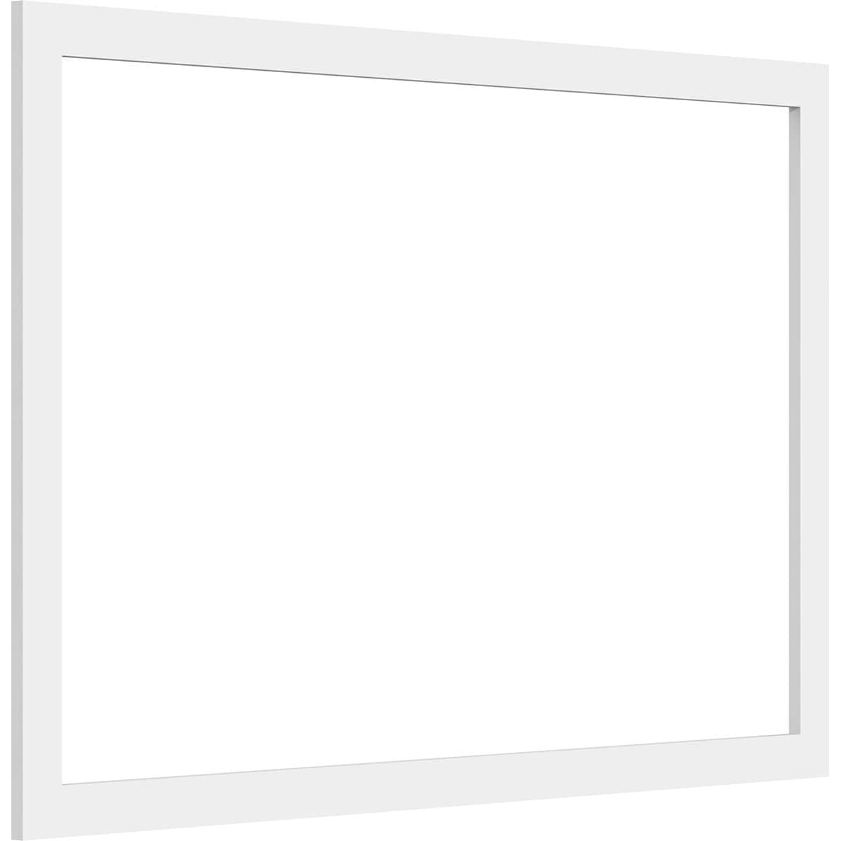 Ekena Millwork WALP36X24X037PRE 36-in x 24-in Smooth Paintable/Stainable White PVC Fretwork Wall Panel (