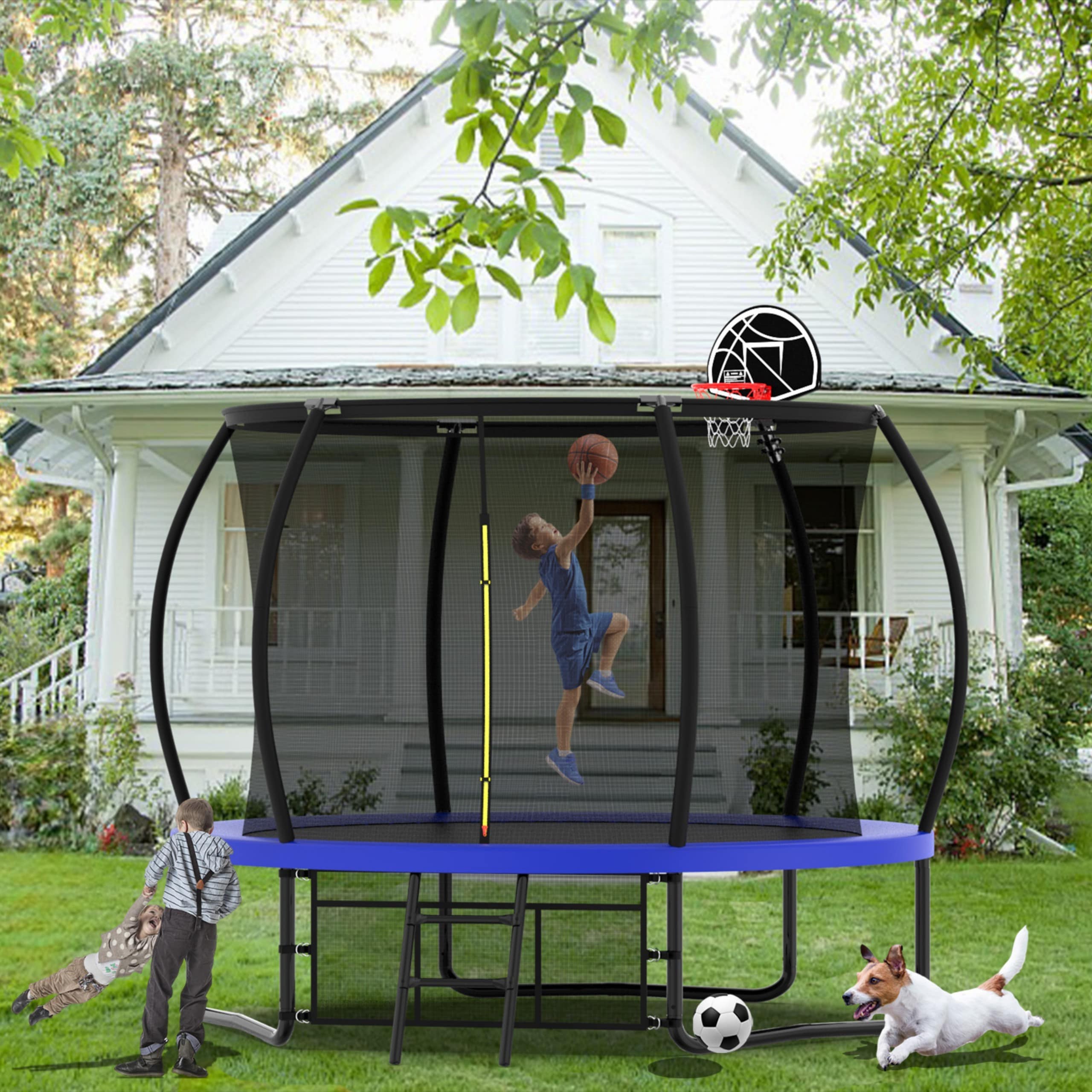 ToolCat BZ-3-128-SN 10-ft Round Backyard in Blue
