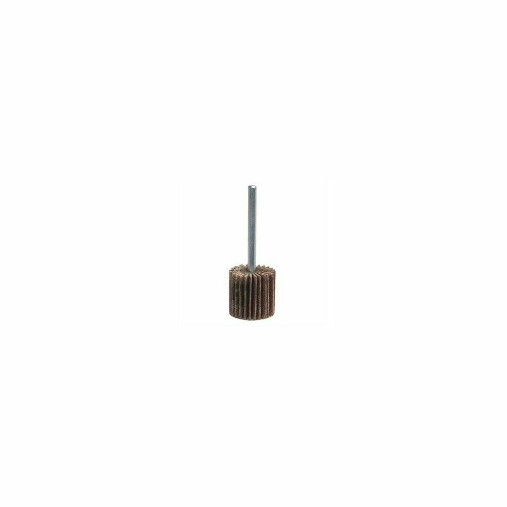 Norton TRVAL123256  Abrasives 254712 Medium Grit Flap Wheel, 3 x 1 x 0.25 in.